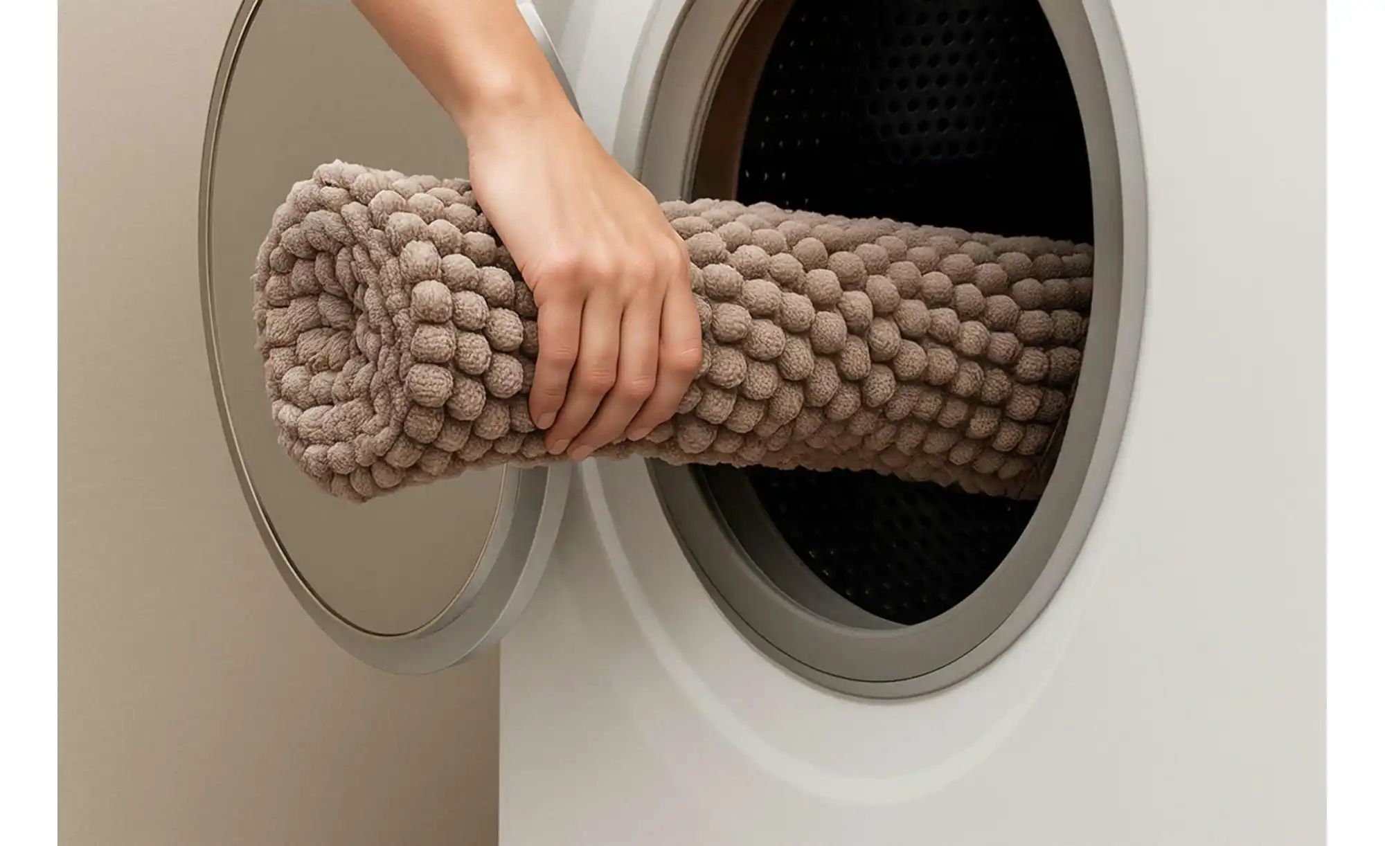 como Badematte   ¦ beige ¦ Synthetik ¦ Maße (cm): B: 60 H: 1,7 Badtextilien günstig online kaufen