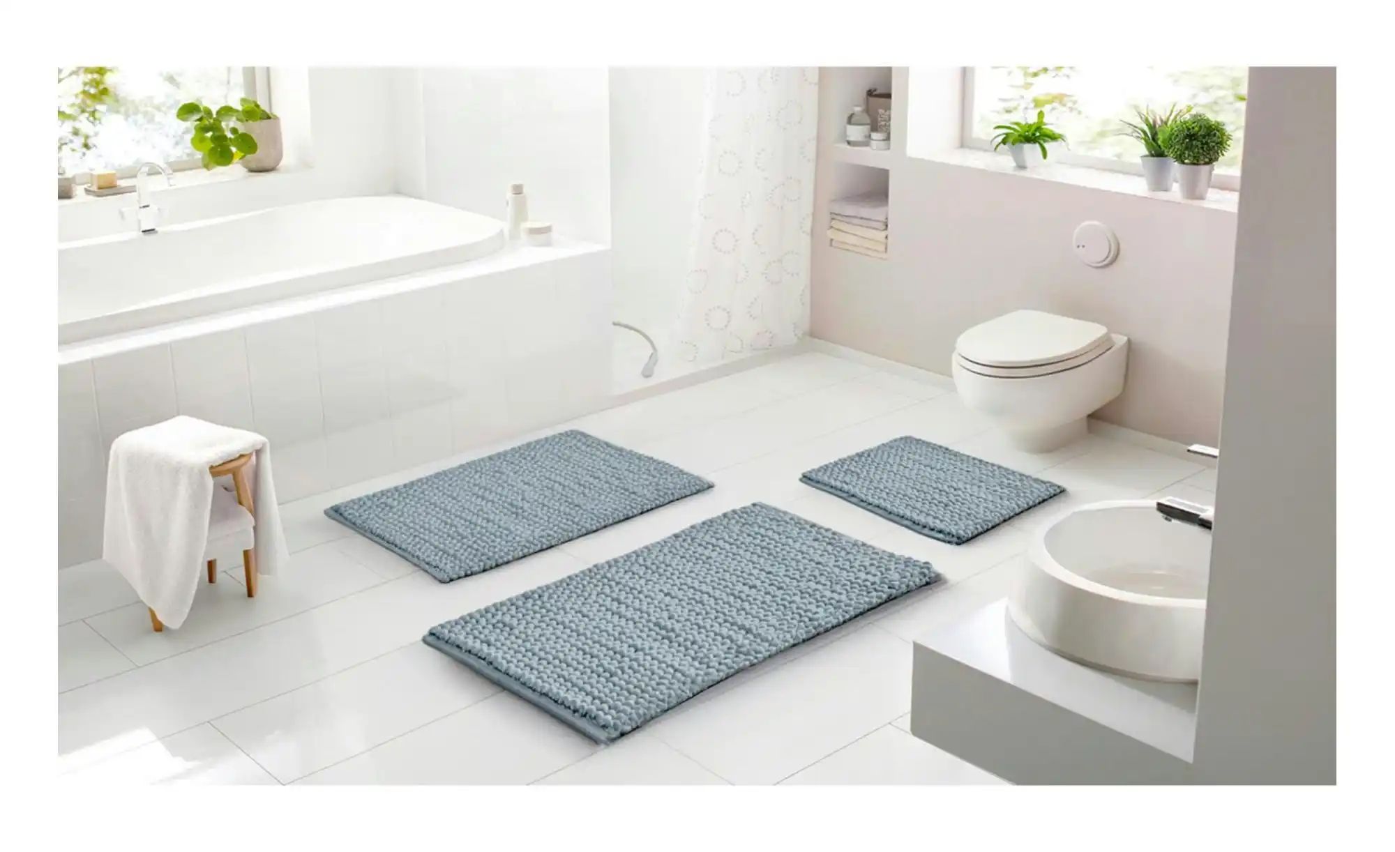 Thumbnail - como Badematte   ¦ grün ¦ Synthetik ¦ Maße (cm): B: 60 H: 1,7 Badtextilien > Badematten & Badvorleger - Höffner