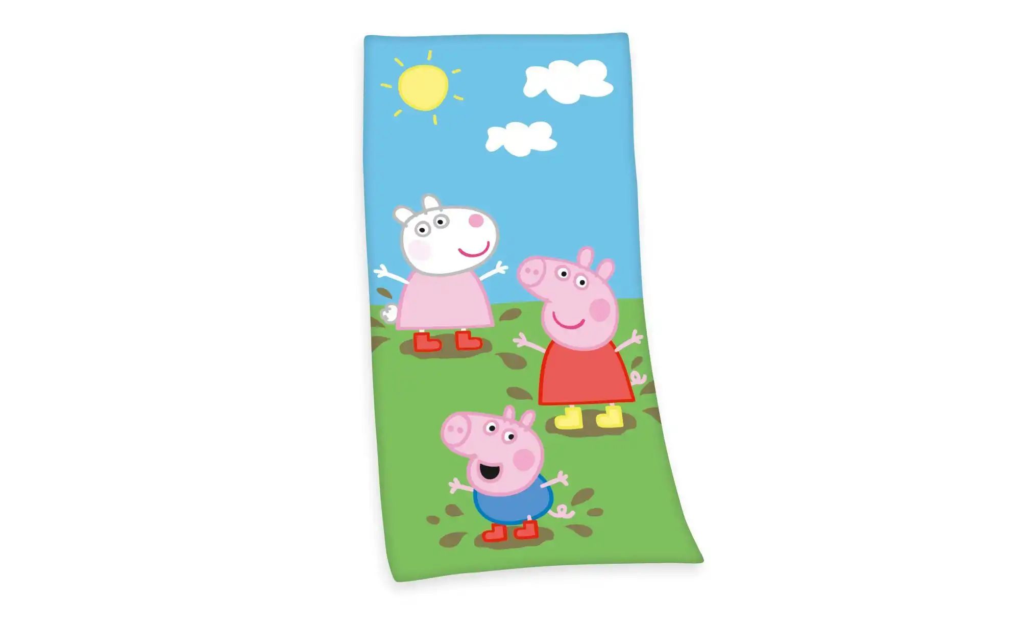 Herding Badetuch  Peppa Wutz ¦ mehrfarbig ¦ Maße (cm): B: 75 H: 1 Badtextil günstig online kaufen