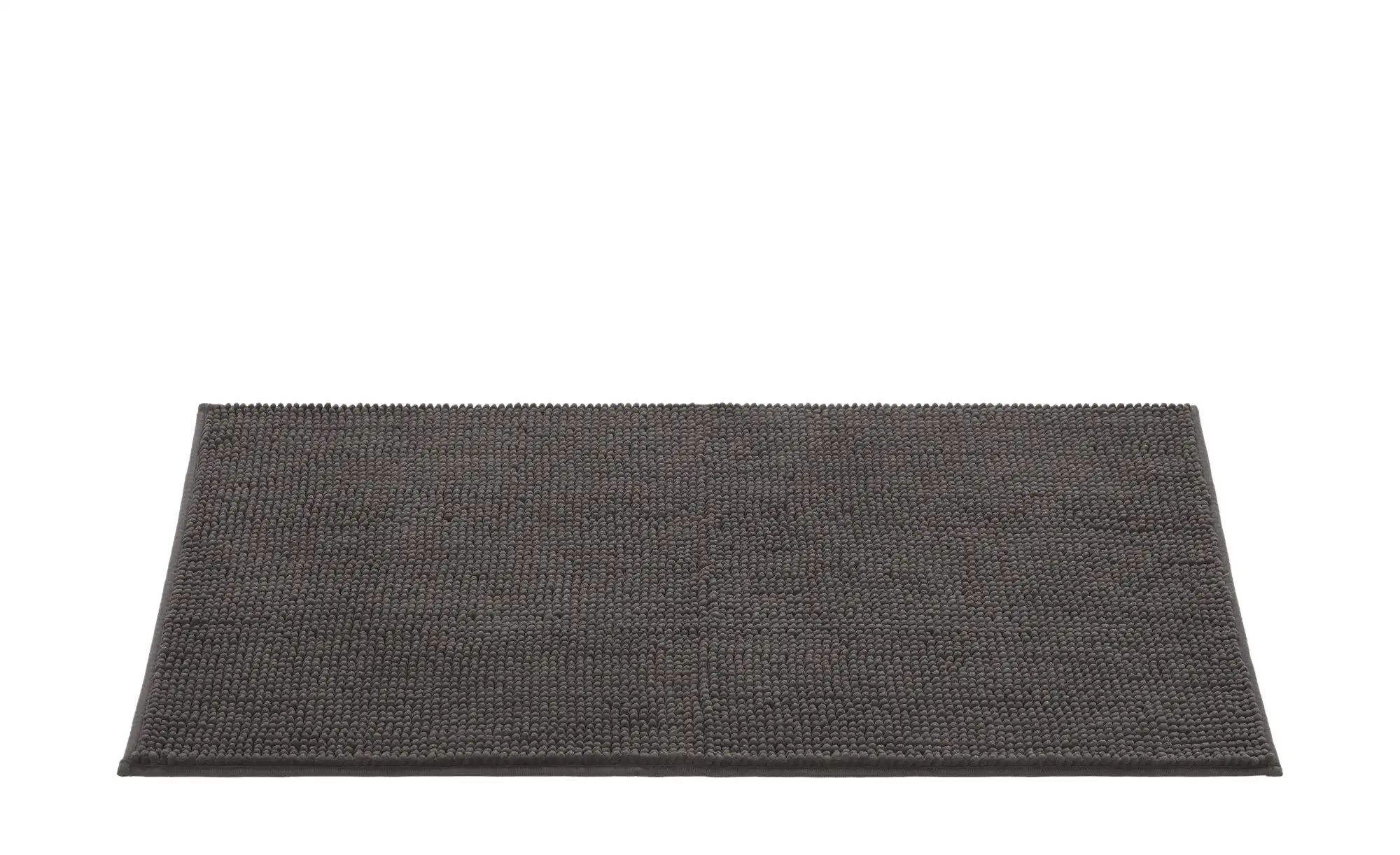 levelone Badematte  Happy ¦ grau ¦ Synthetik ¦ Maße (cm): B: 60 Badtextilie günstig online kaufen