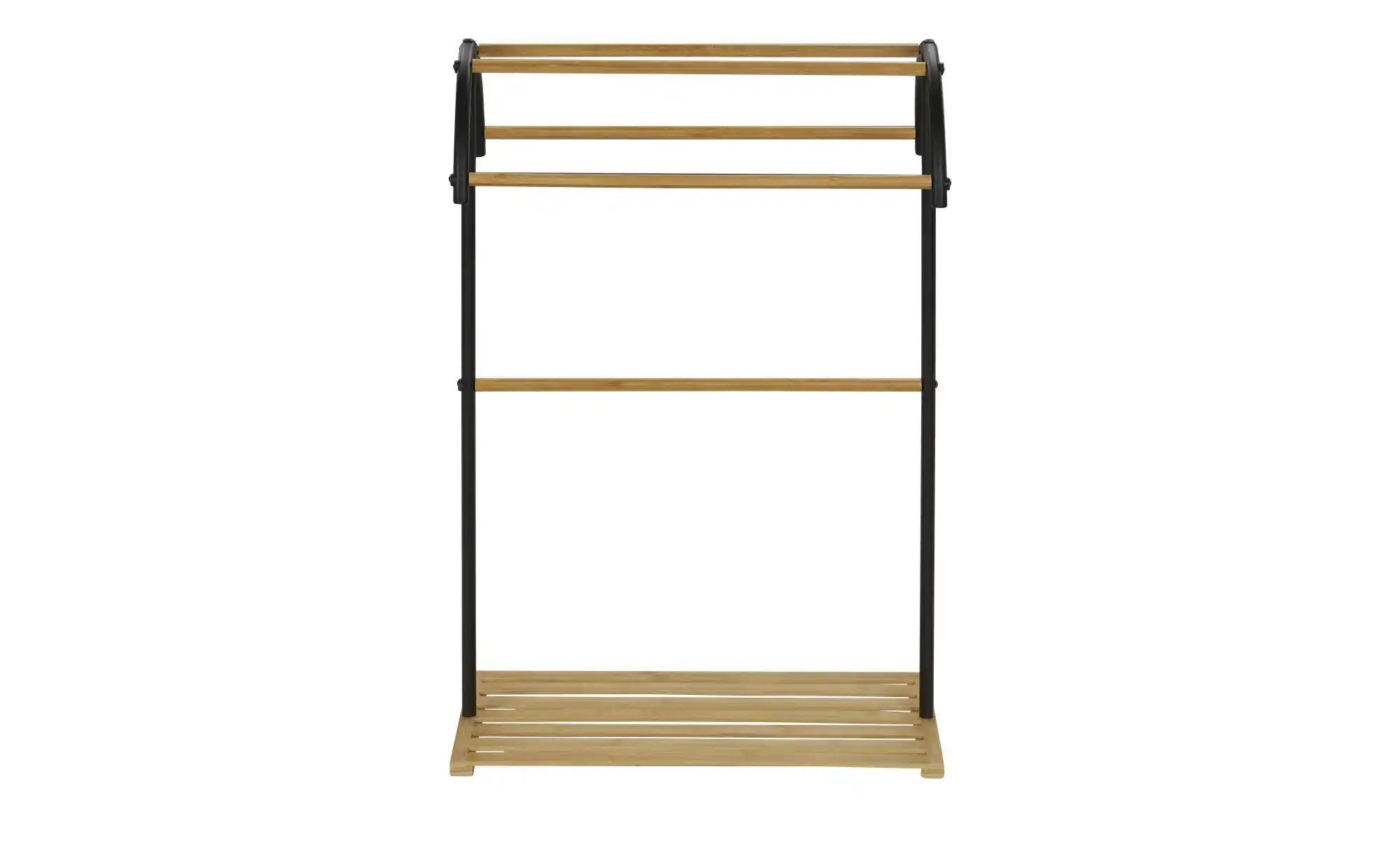 KHG Handtuchständer  Bambus ¦ holzfarben ¦ Bambus ¦ Maße (cm): B: 32 H: 76, günstig online kaufen