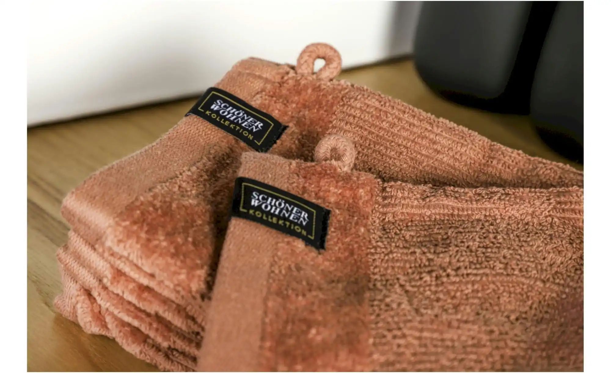 SCHÖNER WOHNEN Kollektion Waschhandschuh 3er-Set   ¦ rot ¦ Maße (cm): B: 16 günstig online kaufen
