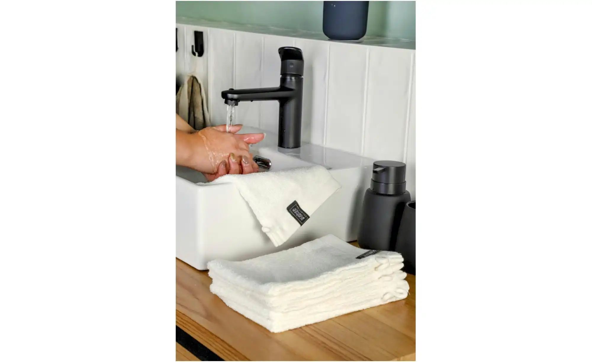 SCHÖNER WOHNEN Kollektion Waschhandschuh 3er-Set   ¦ weiß ¦ Maße (cm): B: 1 günstig online kaufen