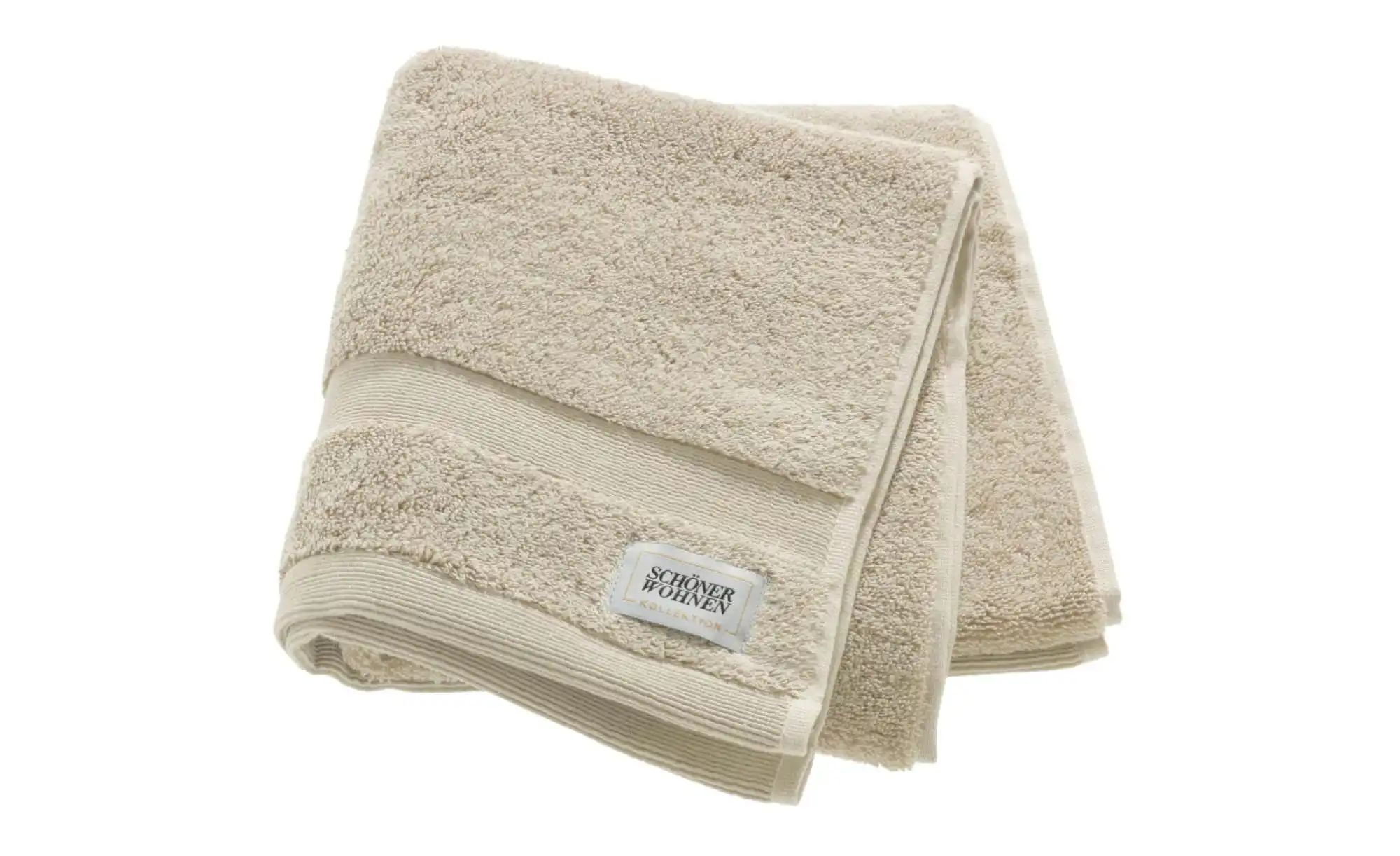 SCHÖNER WOHNEN Kollektion Handtuch 2er-Set   ¦ beige ¦ Maße (cm): B: 50 H: günstig online kaufen