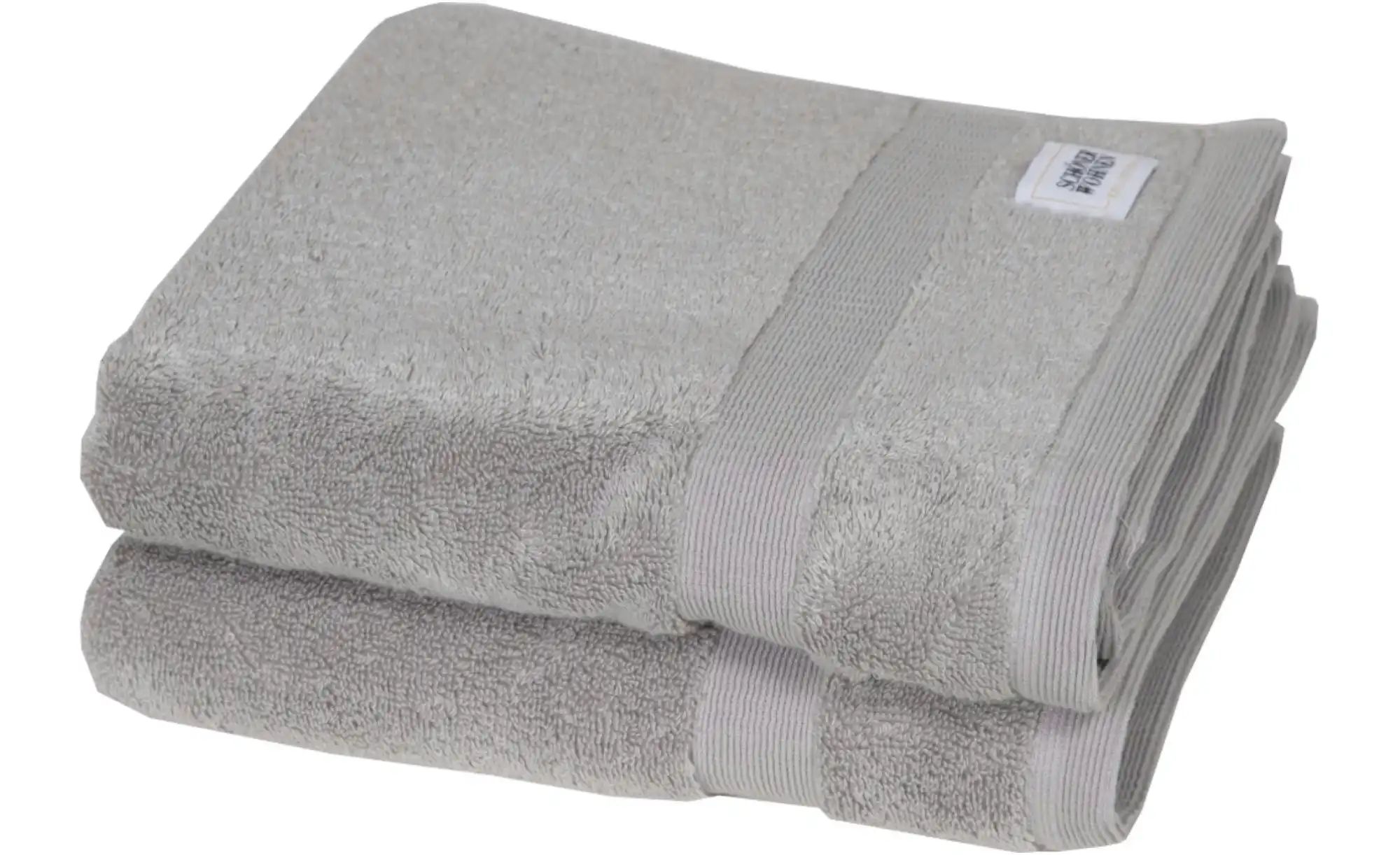 SCHÖNER WOHNEN Kollektion Handtuch 2er-Set   ¦ grau ¦ Maße (cm): B: 50 H: 1 günstig online kaufen