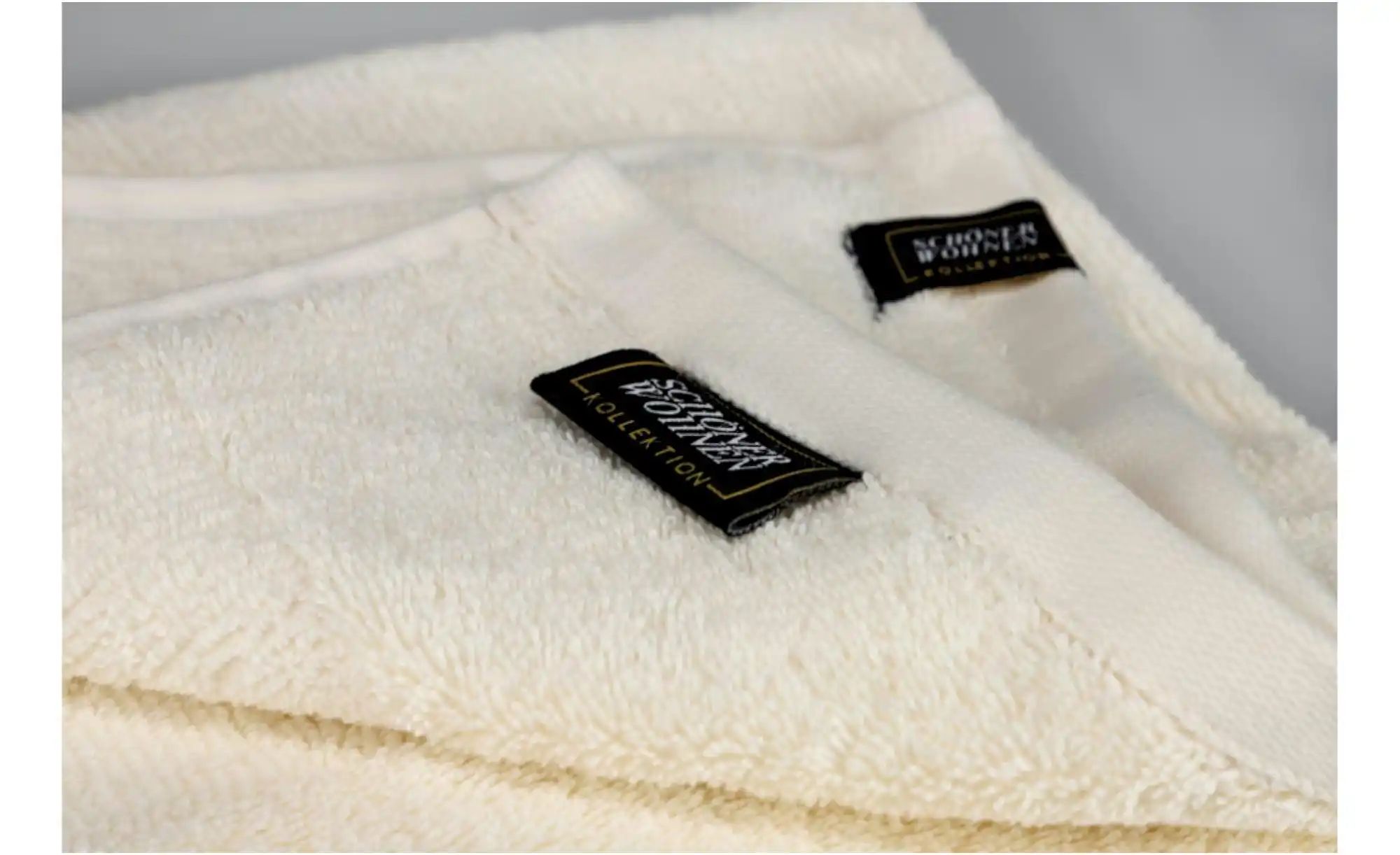 SCHÖNER WOHNEN Kollektion Handtuch 2er-Set   ¦ weiß ¦ Maße (cm): B: 50 H: 1 günstig online kaufen