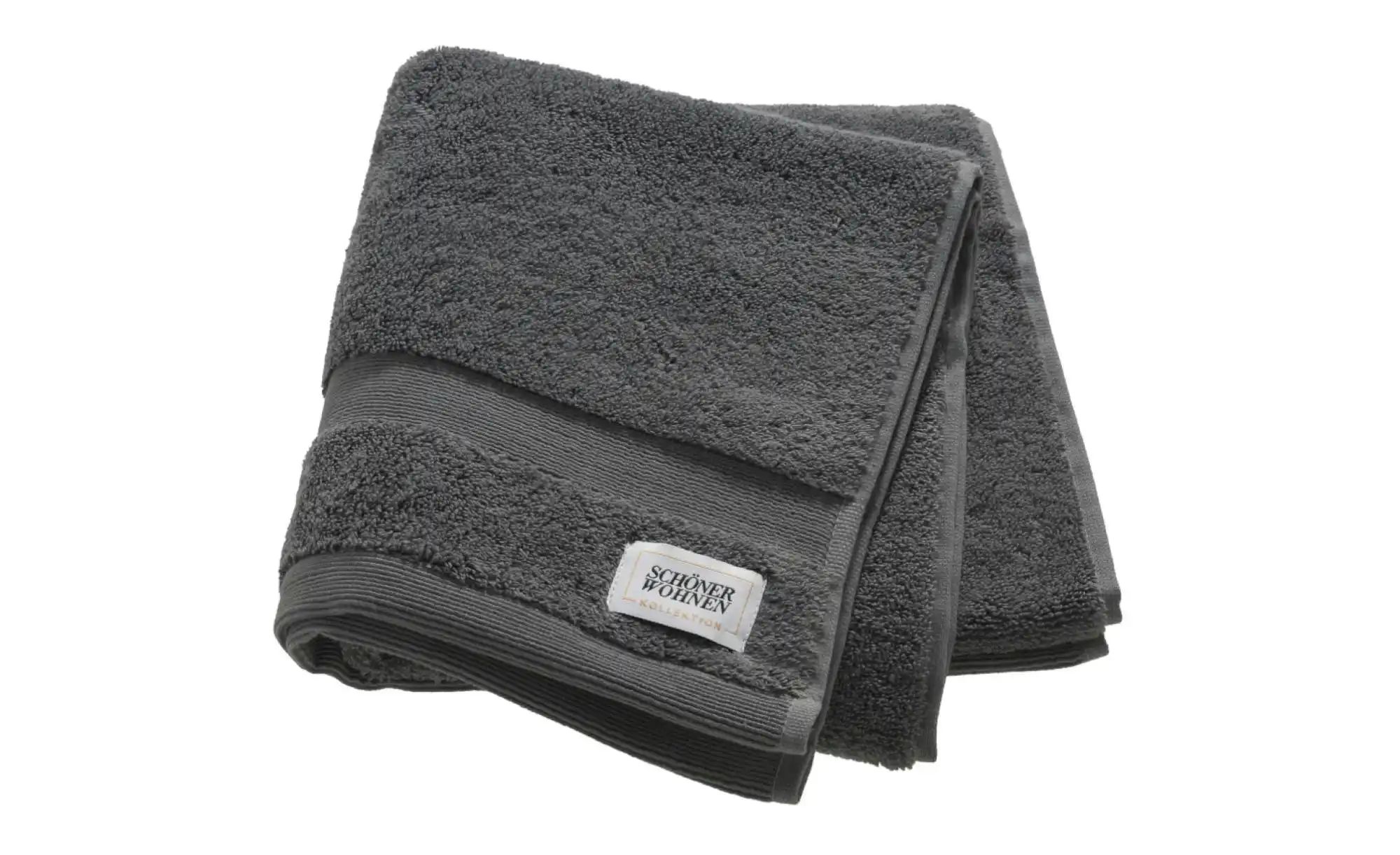 SCHÖNER WOHNEN Kollektion Handtuch 2er-Set   ¦ grau ¦ Maße (cm): B: 50 H: 1 günstig online kaufen
