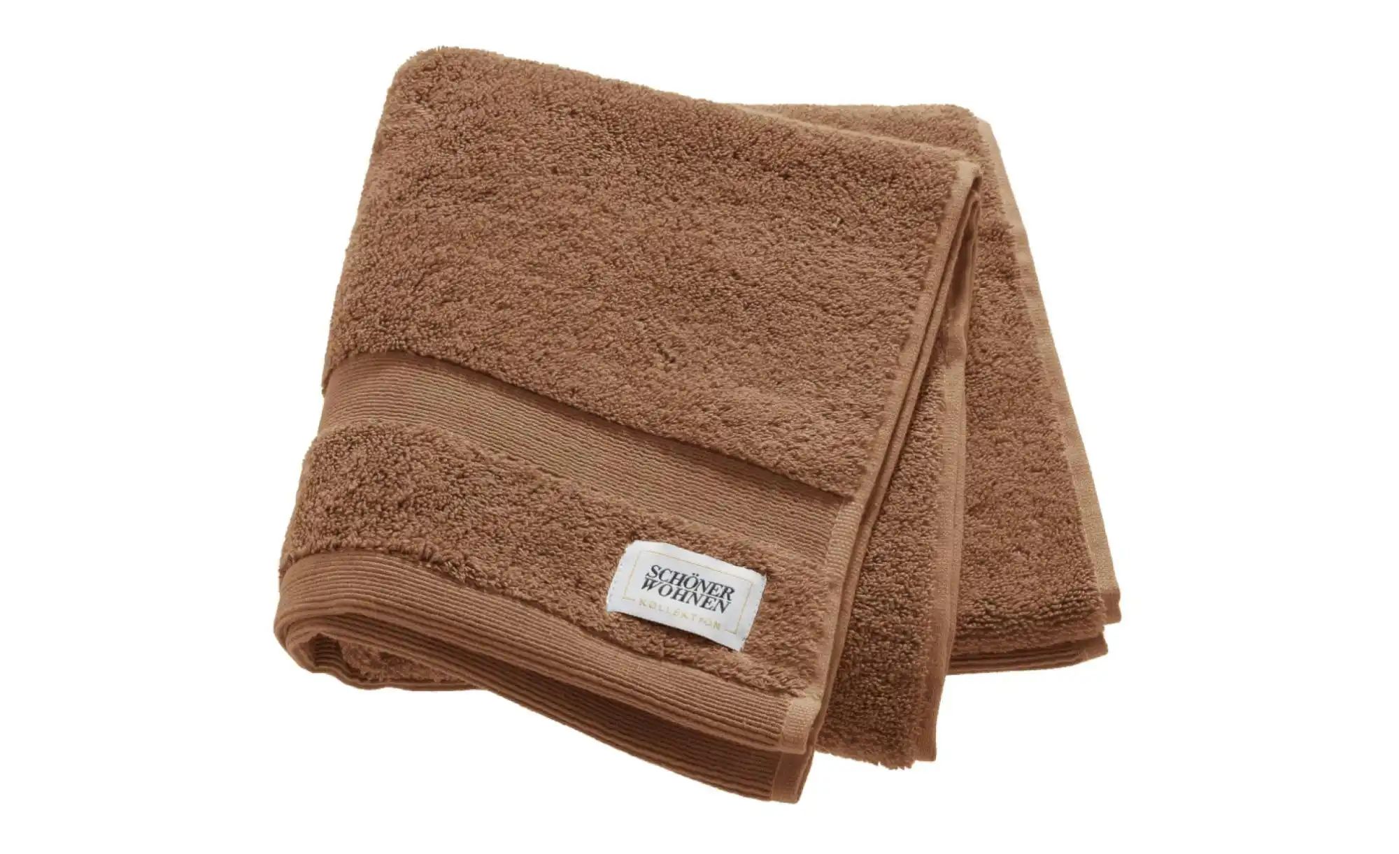 SCHÖNER WOHNEN Kollektion Handtuch 2er-Set   ¦ braun ¦ Maße (cm): B: 50 H: günstig online kaufen
