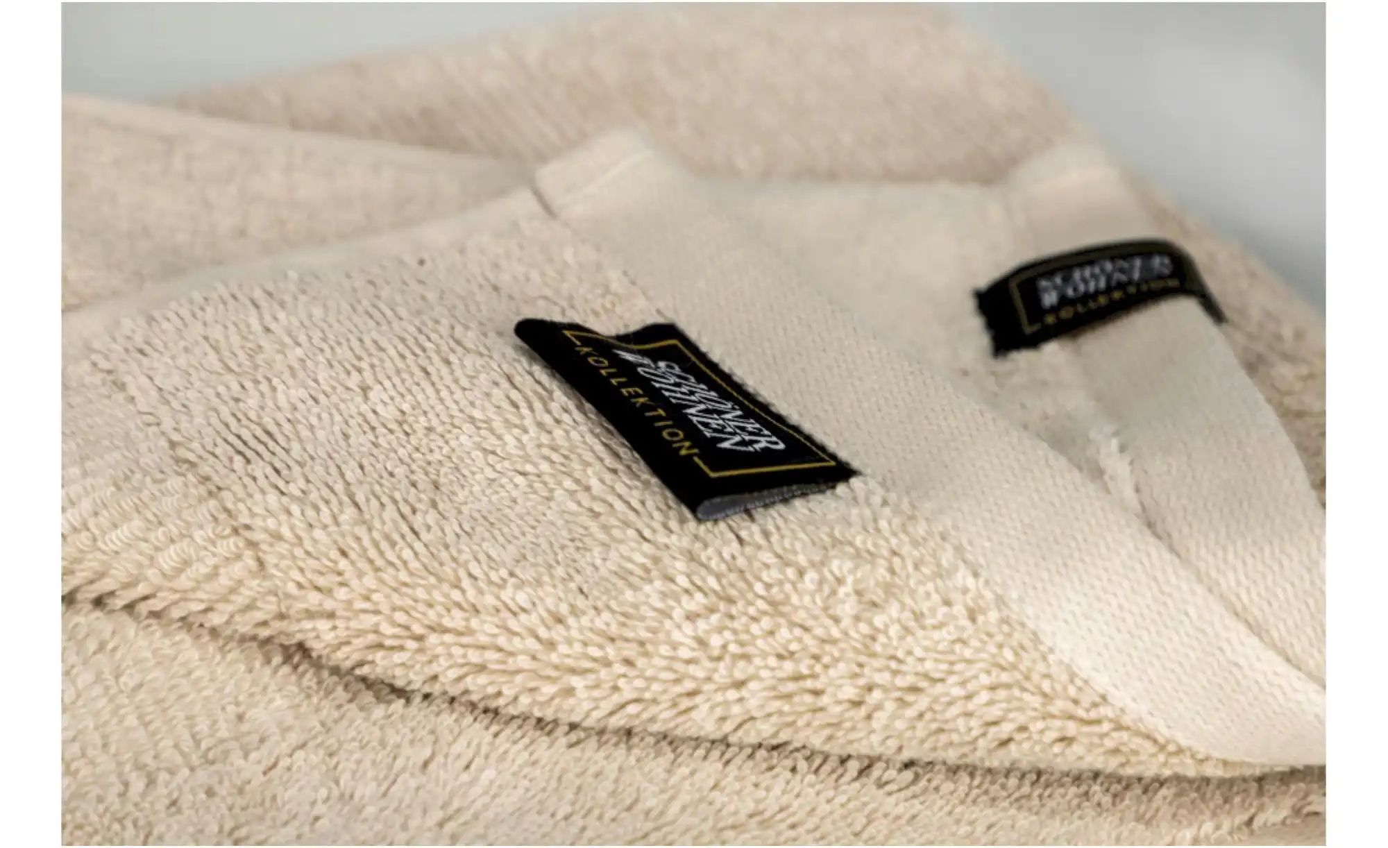 SCHÖNER WOHNEN Kollektion Gästehandtuch 4er-Set   ¦ beige ¦ Maße (cm): B: 3 günstig online kaufen