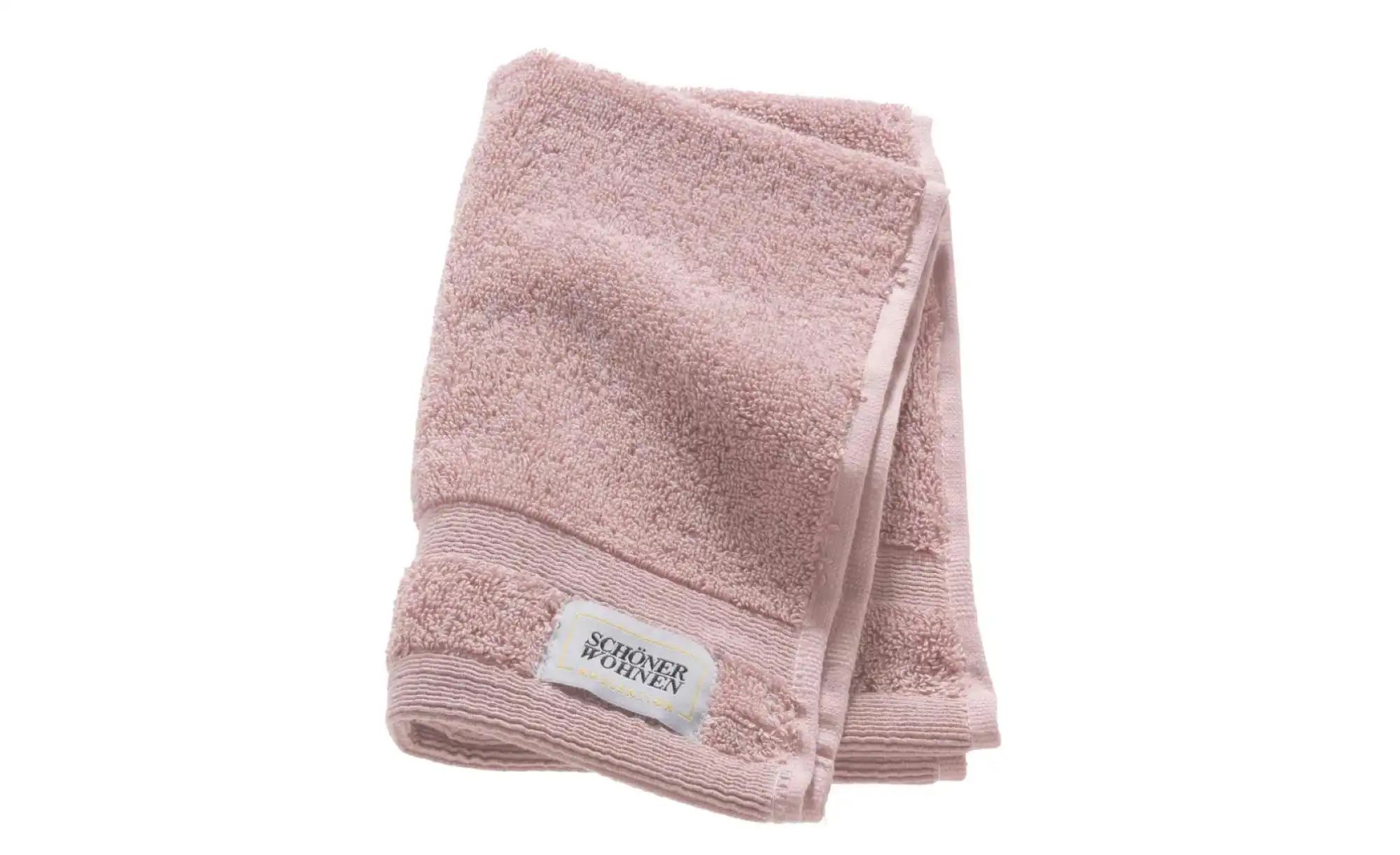 SCHÖNER WOHNEN Kollektion Gästehandtuch 3er-Set   ¦ rosa/pink ¦ Maße (cm): günstig online kaufen