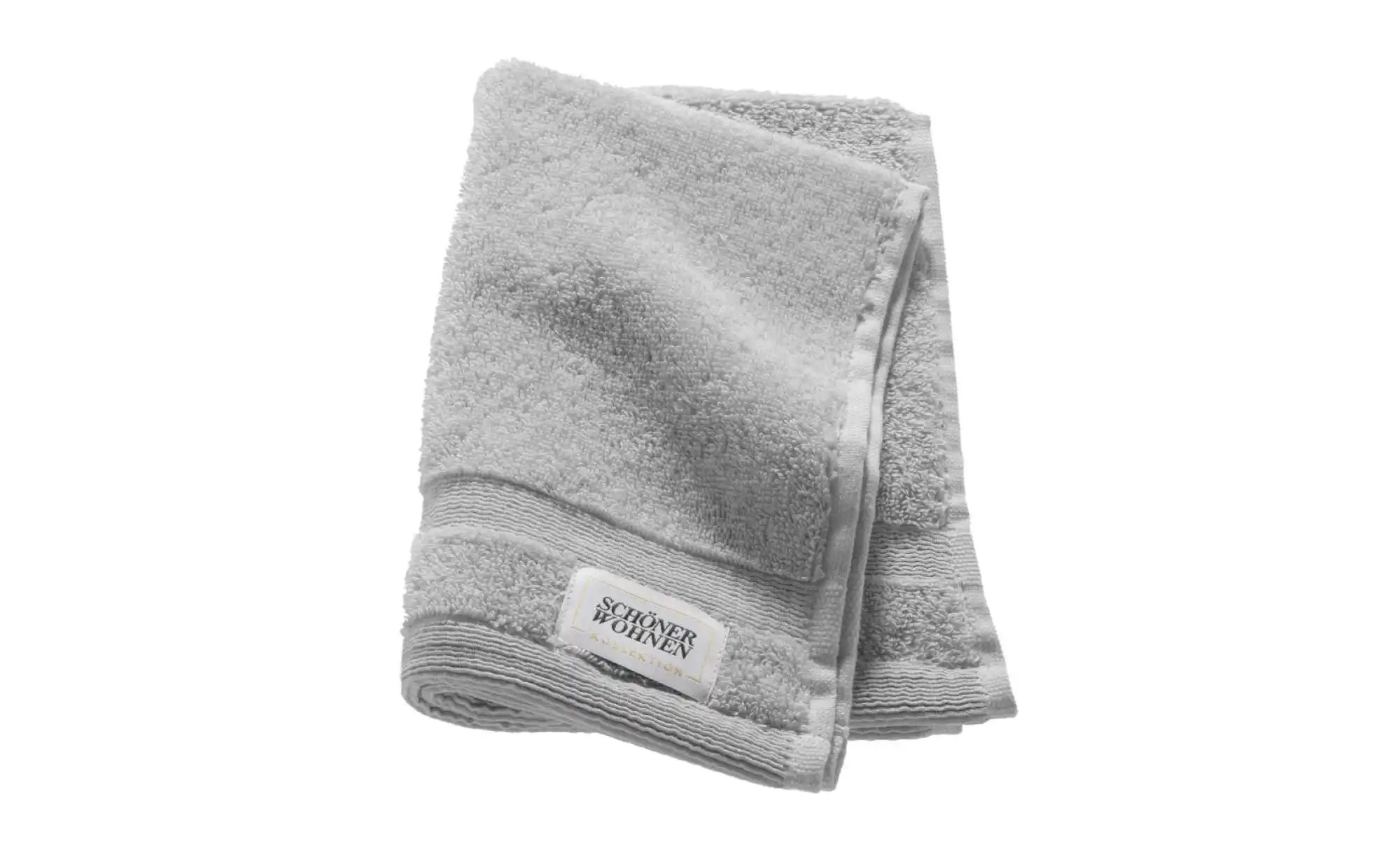 SCHÖNER WOHNEN Kollektion Gästehandtuch 3er-Set   ¦ grau ¦ Maße (cm): B: 30 günstig online kaufen