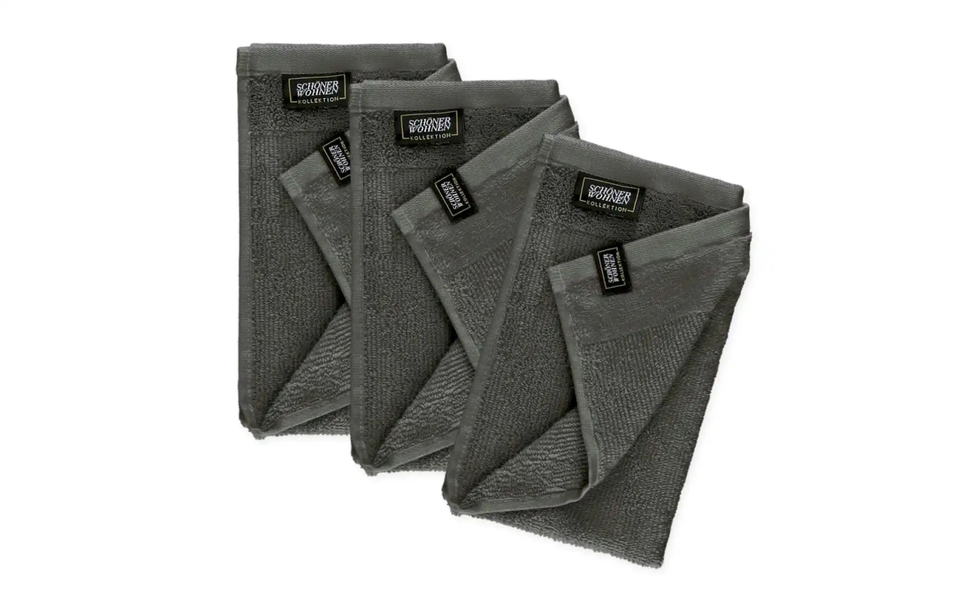 SCHÖNER WOHNEN-Kollektion Gästehandtücher "Sense" mit Velourborte, hautschm günstig online kaufen