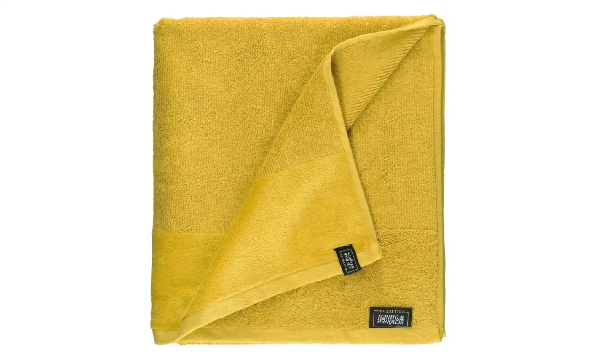 SCHÖNER WOHNEN Kollektion Badetuch   ¦ gelb ¦ Maße (cm): B: 100 H: 6 Badtex günstig online kaufen