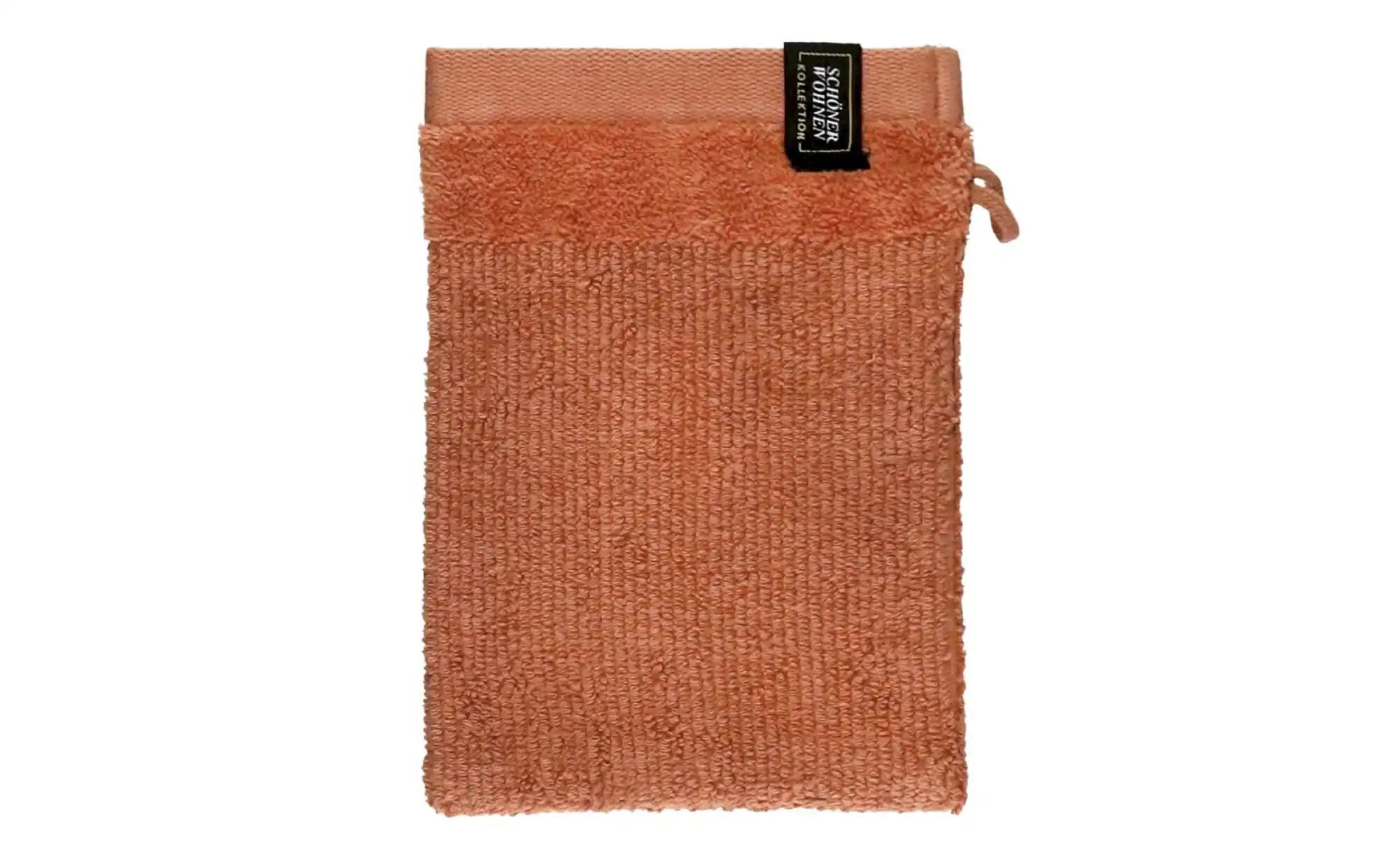 Thumbnail - SCHÖNER WOHNEN Kollektion Waschhandschuh 4er-Set ¦ rot ¦ Maße (cm): B: 16 H: 1,3 Badtextilien > Handtücher & Badetüche...