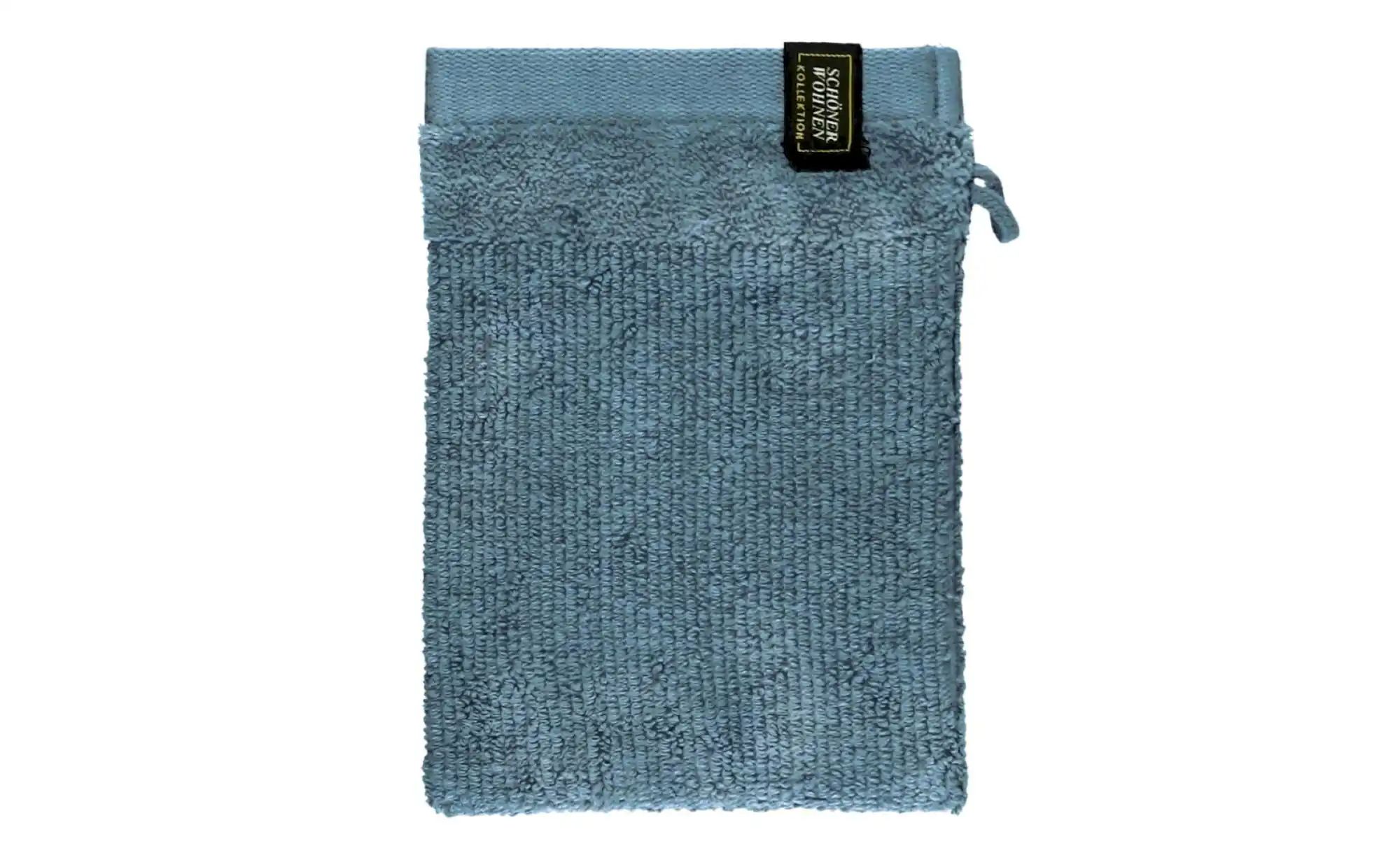 SCHÖNER WOHNEN Kollektion Waschhandschuh 3er-Set   ¦ blau ¦ Maße (cm): B: 1 günstig online kaufen