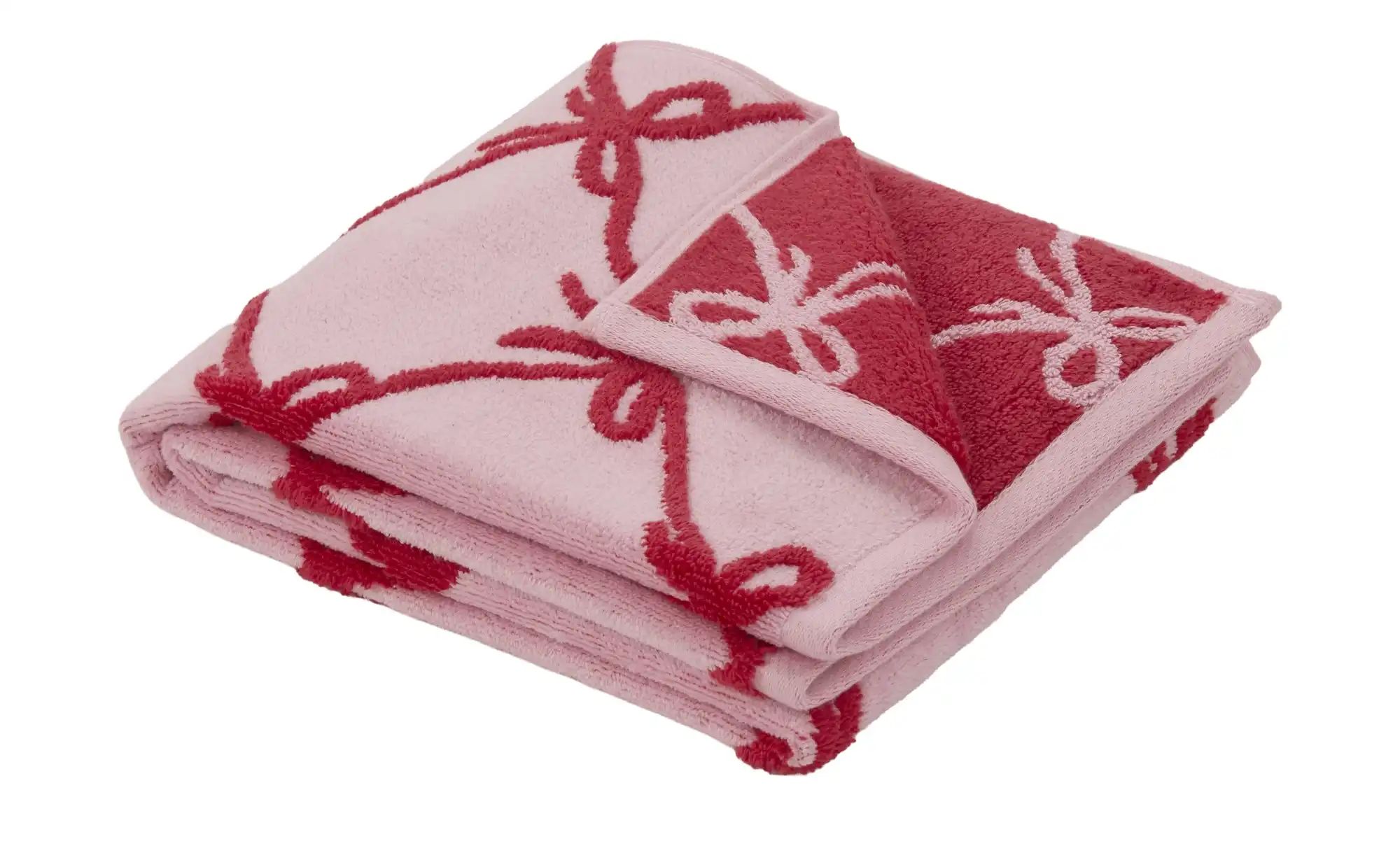 como Duschtuch  Schleife ¦ rosa/pink ¦ Maße (cm): B: 50 Badtextilien > Hand günstig online kaufen