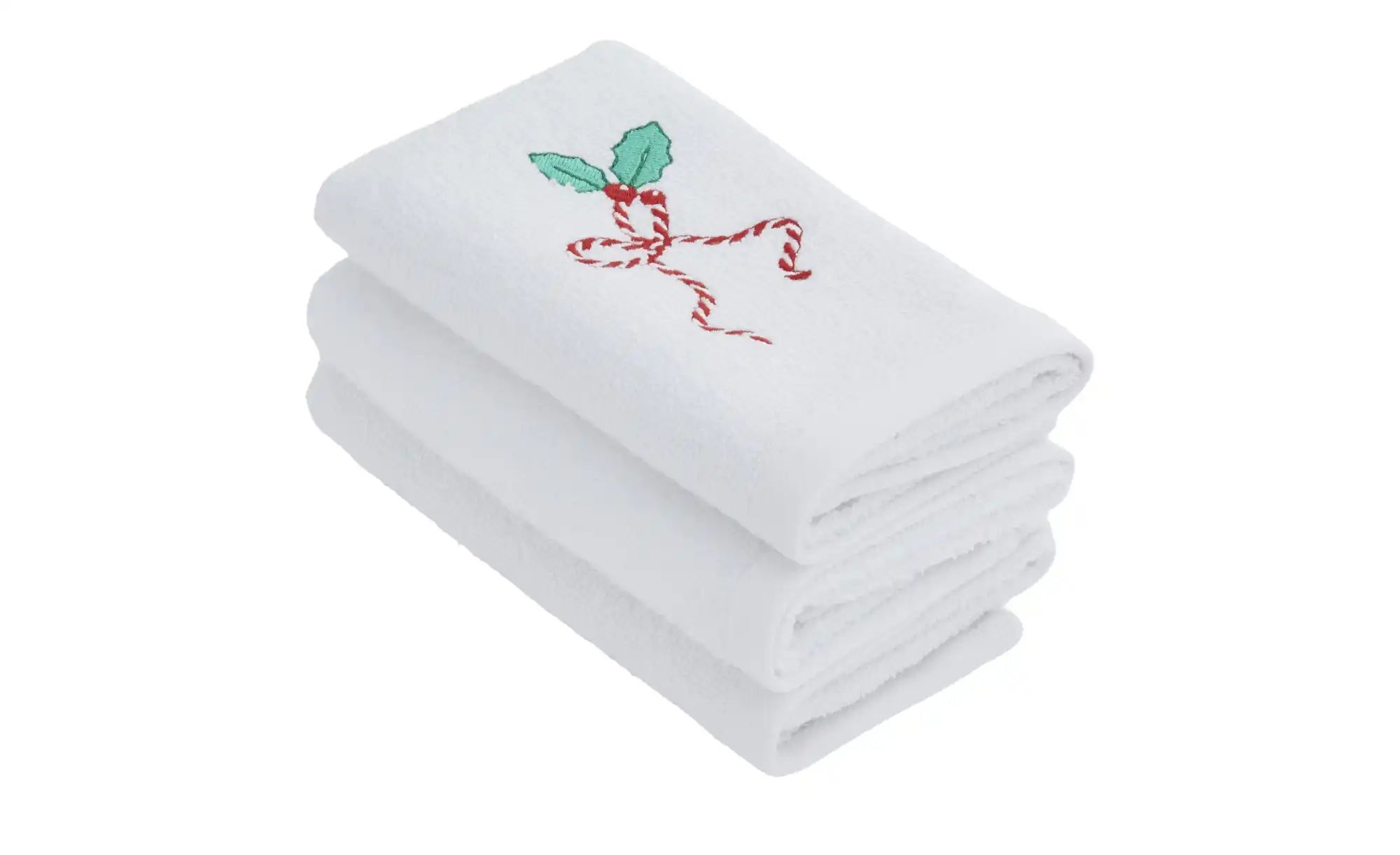 Thumbnail - como Gästetücher  Geschenkset - Frottier ¦ weiß ¦ Maße (cm): B: 30 Badtextilien > Handtücher & Badetücher > Gästetücher ...