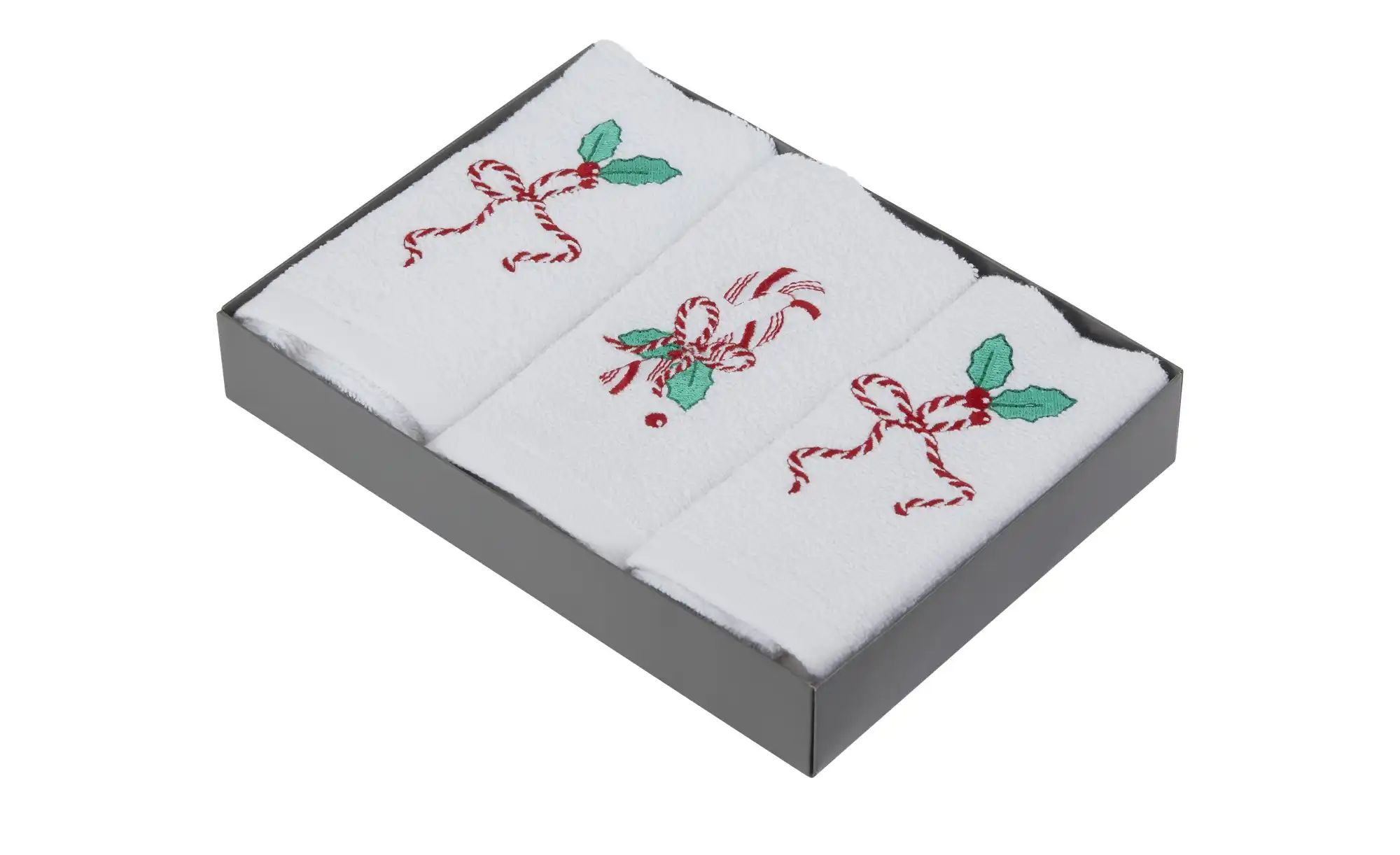 Thumbnail - como Gästetücher  Geschenkset - Frottier ¦ weiß ¦ Maße (cm): B: 30 Badtextilien > Handtücher & Badetücher > Gästetücher ...