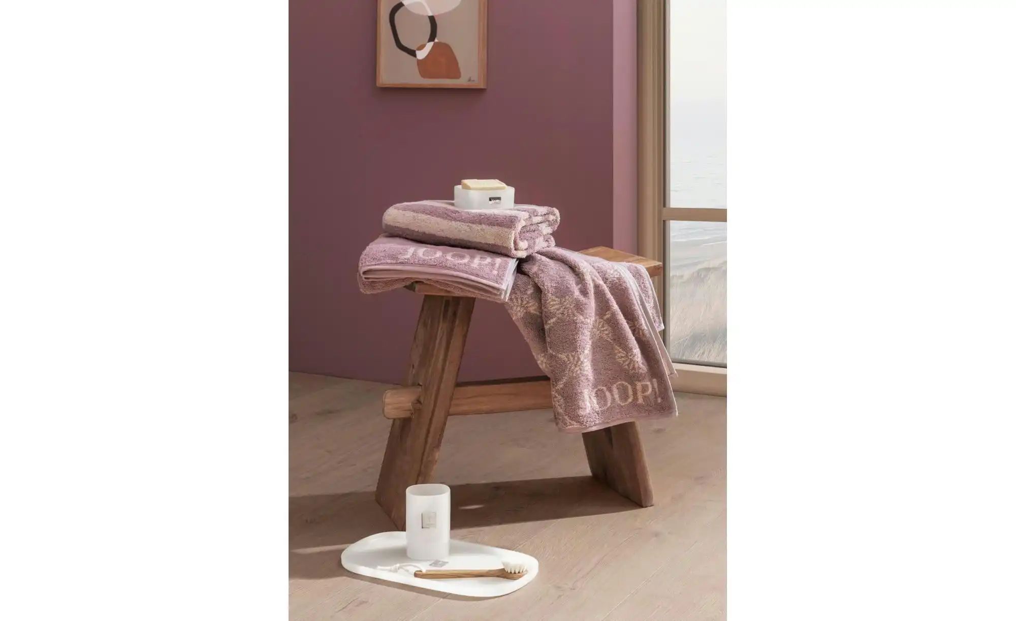 Thumbnail - JOOP! Waschhandschuh 3er-Set ¦ rosa/pink ¦ Maße (cm): B: 16 H: 1 Badtextilien > Handtücher & Badetücher > Waschhandsch...