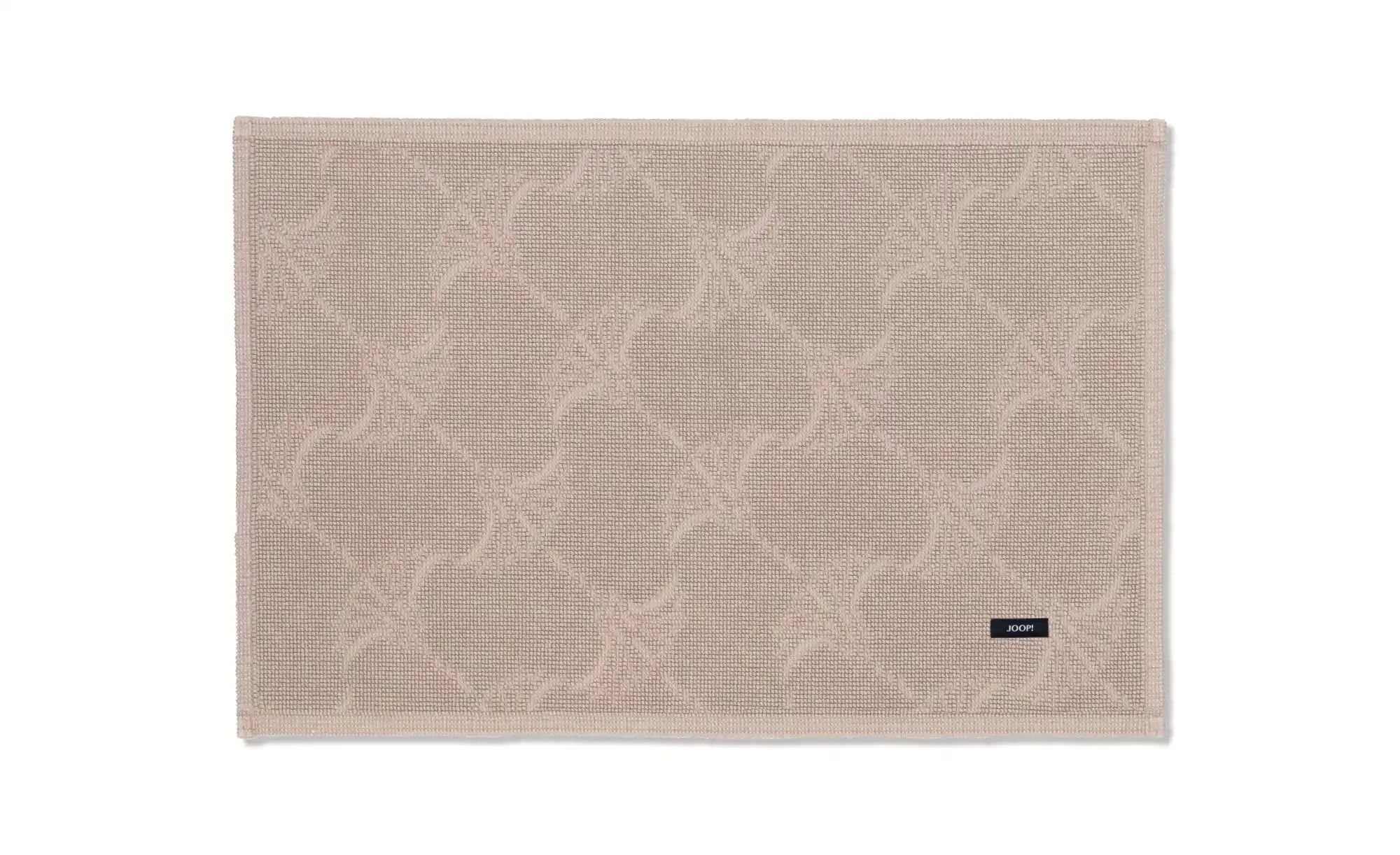 JOOP! Badteppich ¦ beige ¦ 100% Baumwolle ¦ Maße (cm): B: 60 H: 6 Heimtextilien > Badtextilien > Badematten & Badvorleger - Höffner