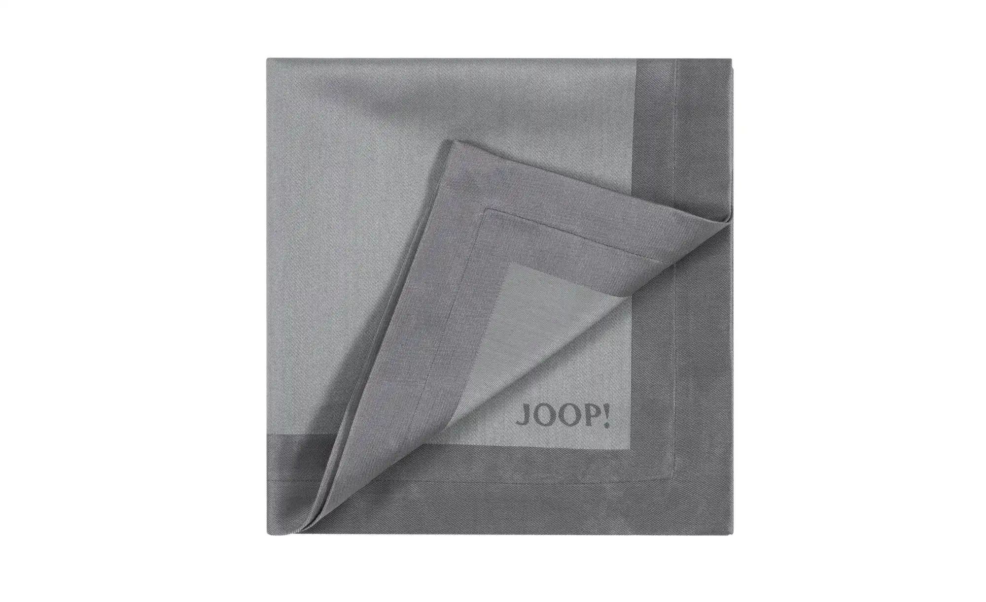 JOOP! Servietten 2er-Set Signature ¦ silber ¦ Naturfaser ¦ Maße (cm): B: 50 günstig online kaufen