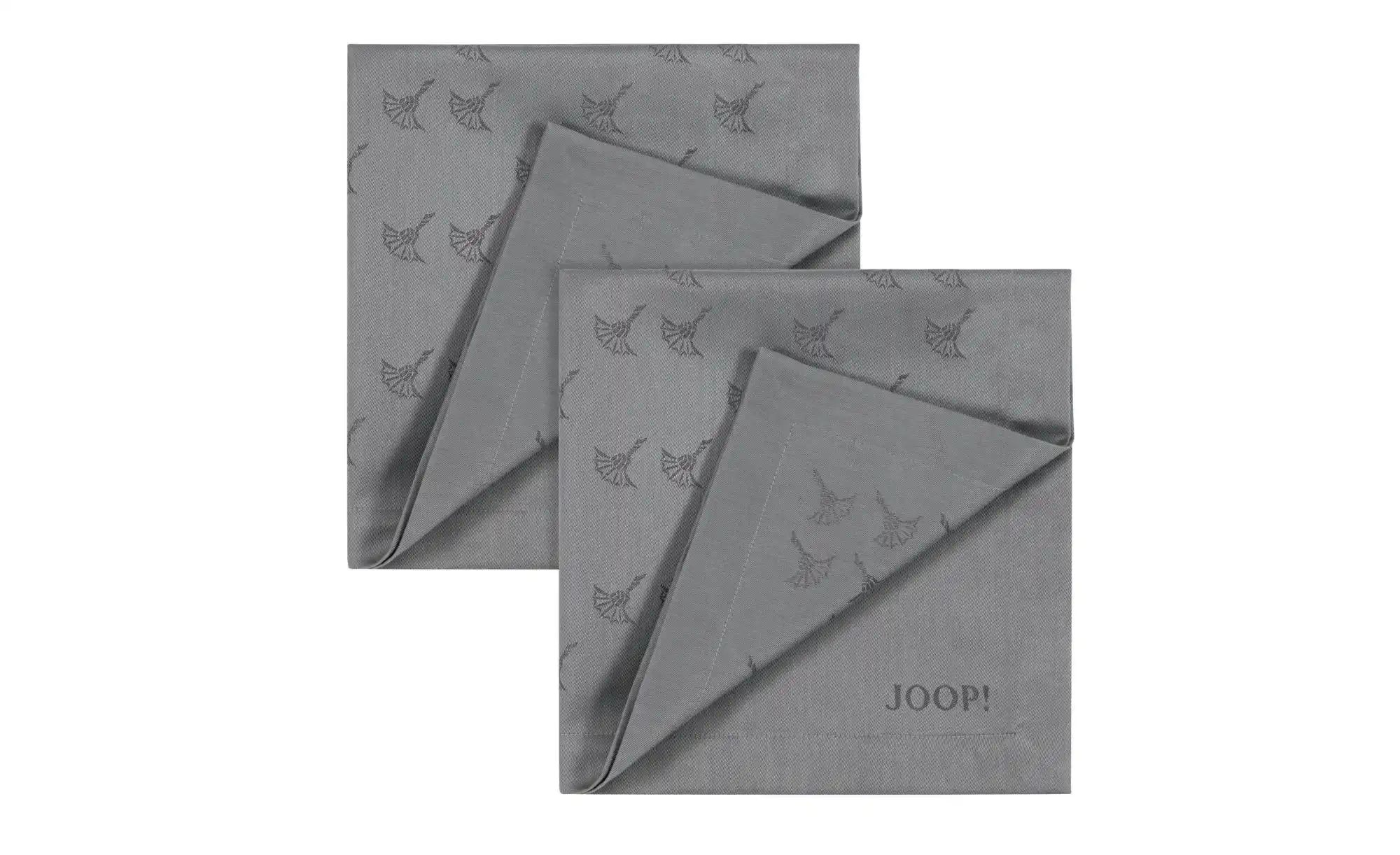 JOOP! Servietten 2er-Set Faded Corn. ¦ silber ¦ Naturfaser ¦ Maße (cm): B: günstig online kaufen