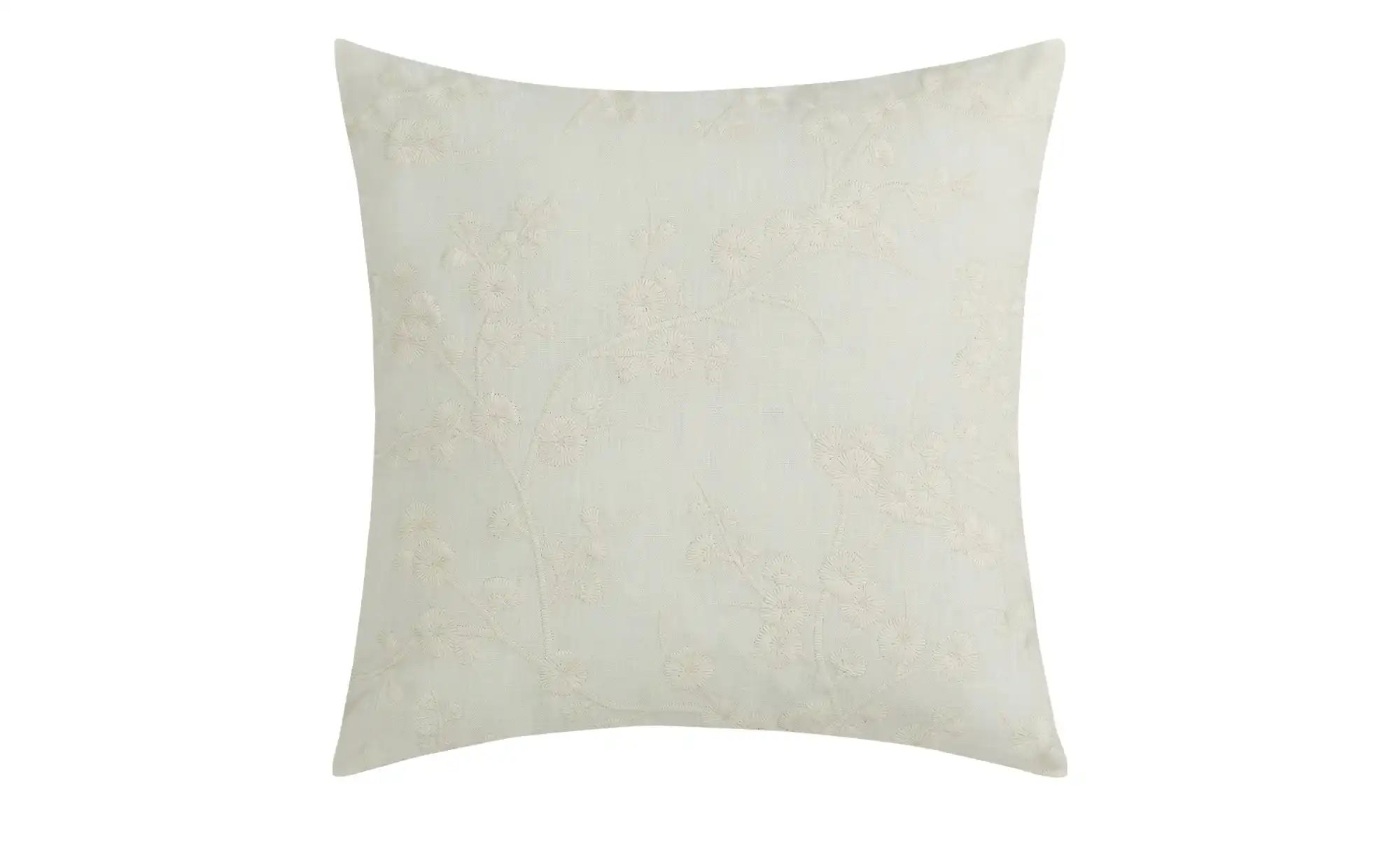 HOME STORY Kissen  Spring Blossom ¦ creme ¦ Maße (cm): B: 45 Dekokissen & D günstig online kaufen