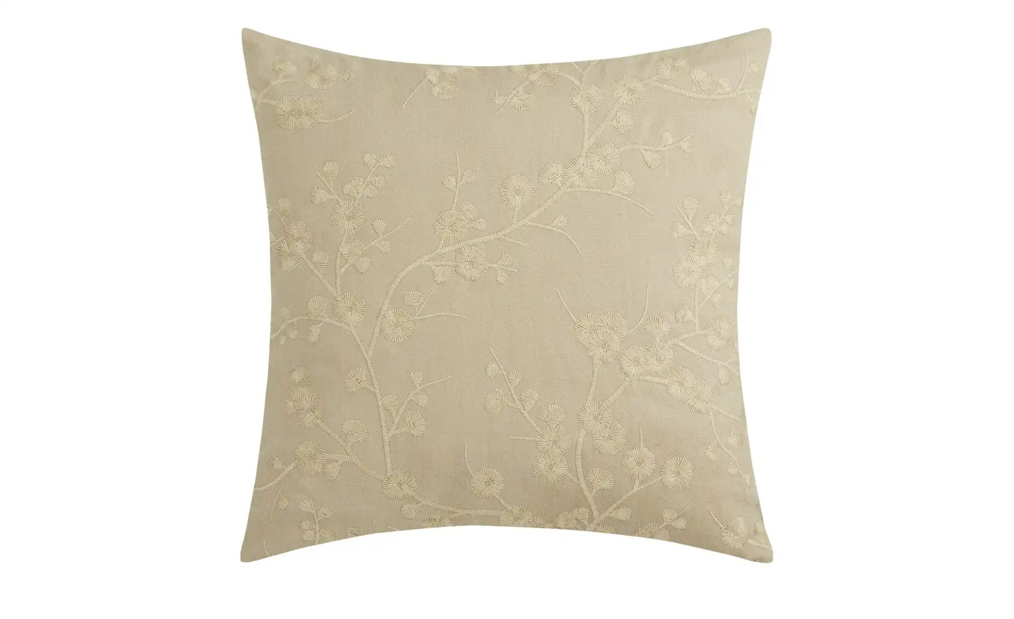 HOME STORY Kissen  Spring Blossom ¦ beige ¦ Maße (cm): B: 45 Dekokissen & D günstig online kaufen