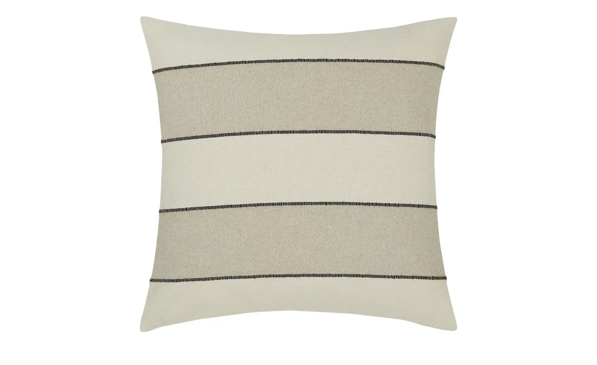 Gray & Jones Kissen  Blockstreifen ¦ beige ¦ Maße (cm): B: 45 Dekokissen & günstig online kaufen