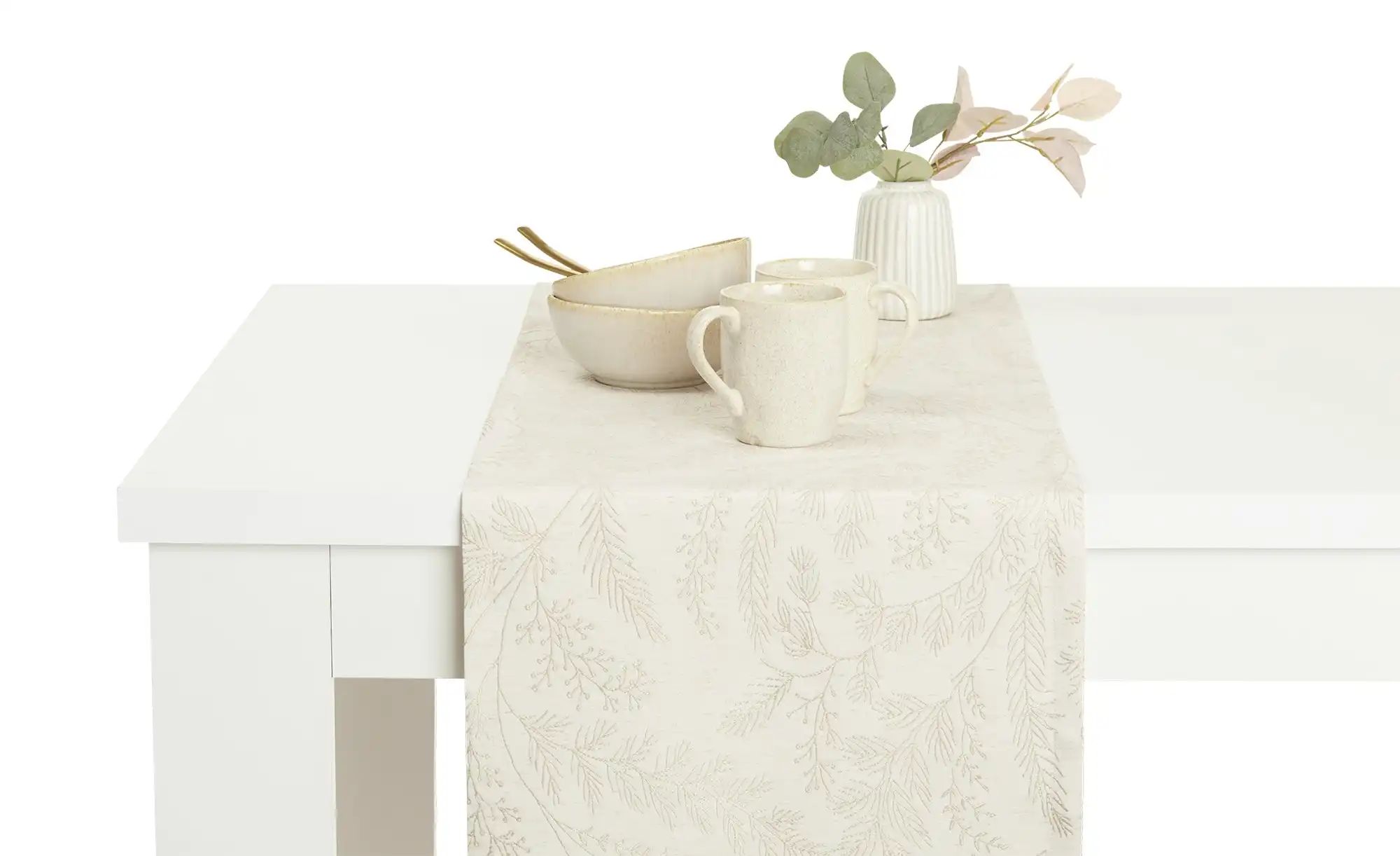 como Tischläufer  Weihnachten ¦ beige ¦ Synthetik ¦ Maße (cm): B: 40 Weihna günstig online kaufen