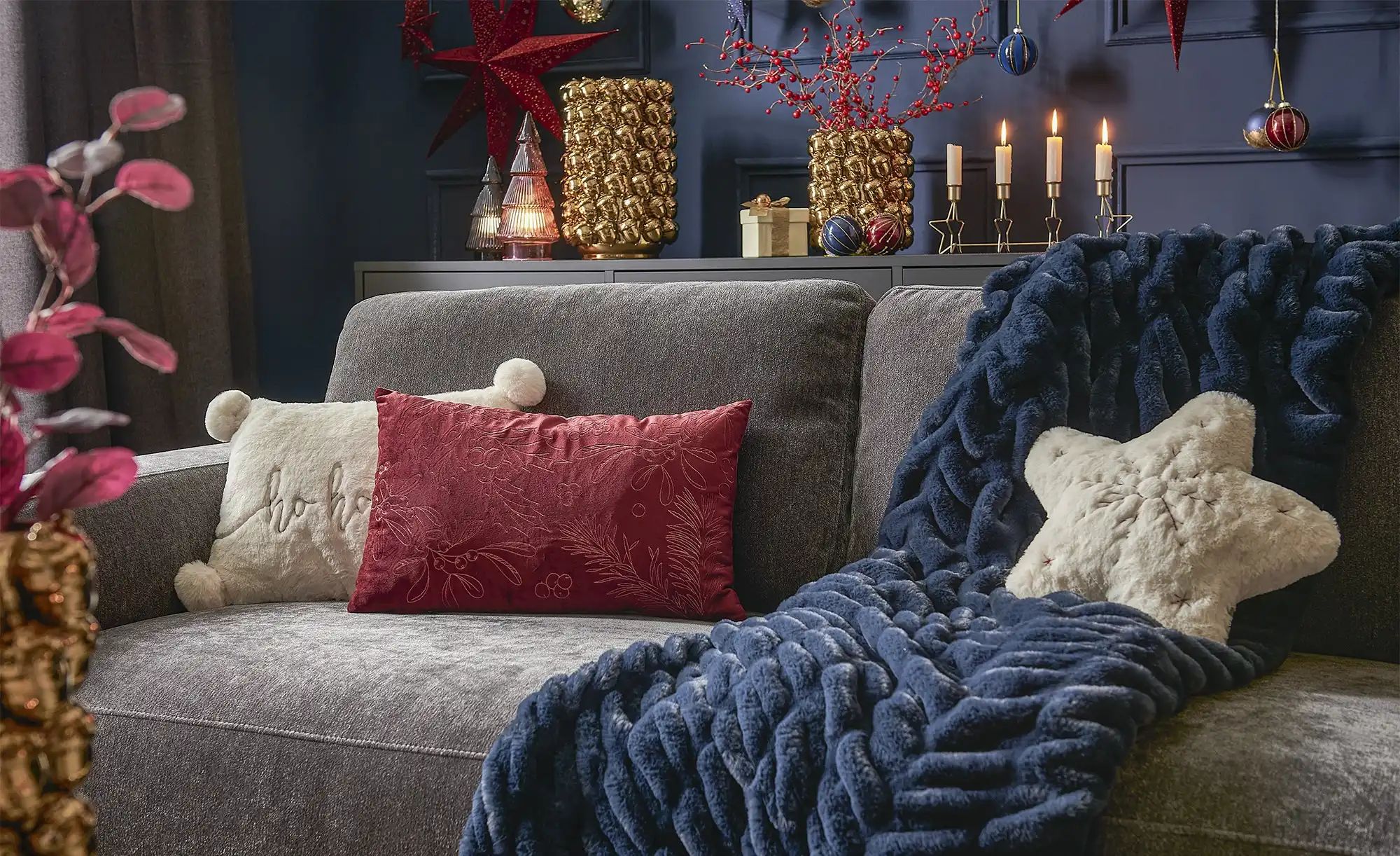 Thumbnail - como Kissen Weihnachten ¦ weiß ¦ Maße (cm): B: 34 Weihnachten - Höffner