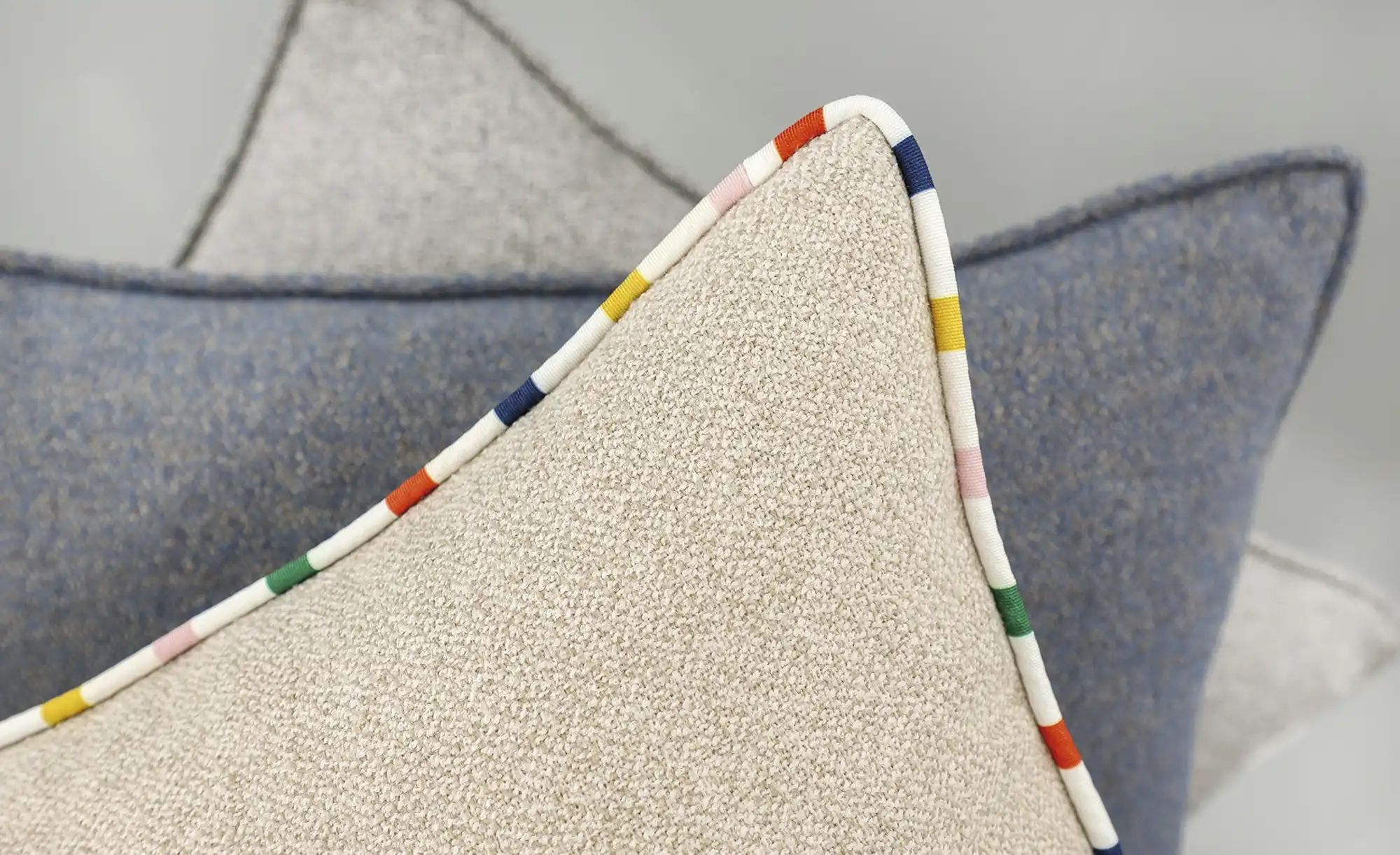 Esprit Kissen  E-Signature ¦ mehrfarbig ¦ Maße (cm): B: 45 H: 45 Dekokissen günstig online kaufen