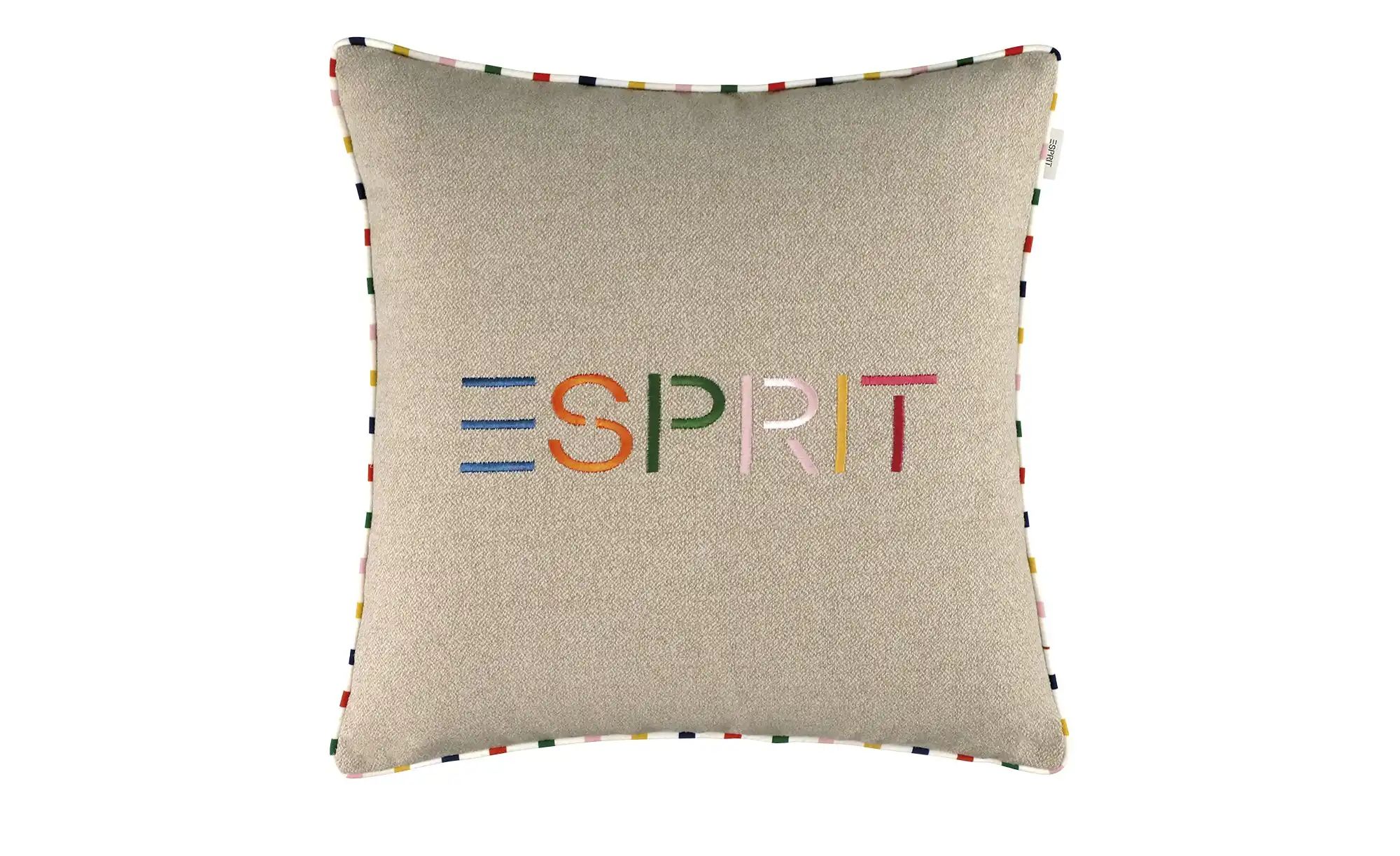 Esprit Kissen  E-Signature ¦ mehrfarbig ¦ Maße (cm): B: 45 H: 45 Dekokissen günstig online kaufen