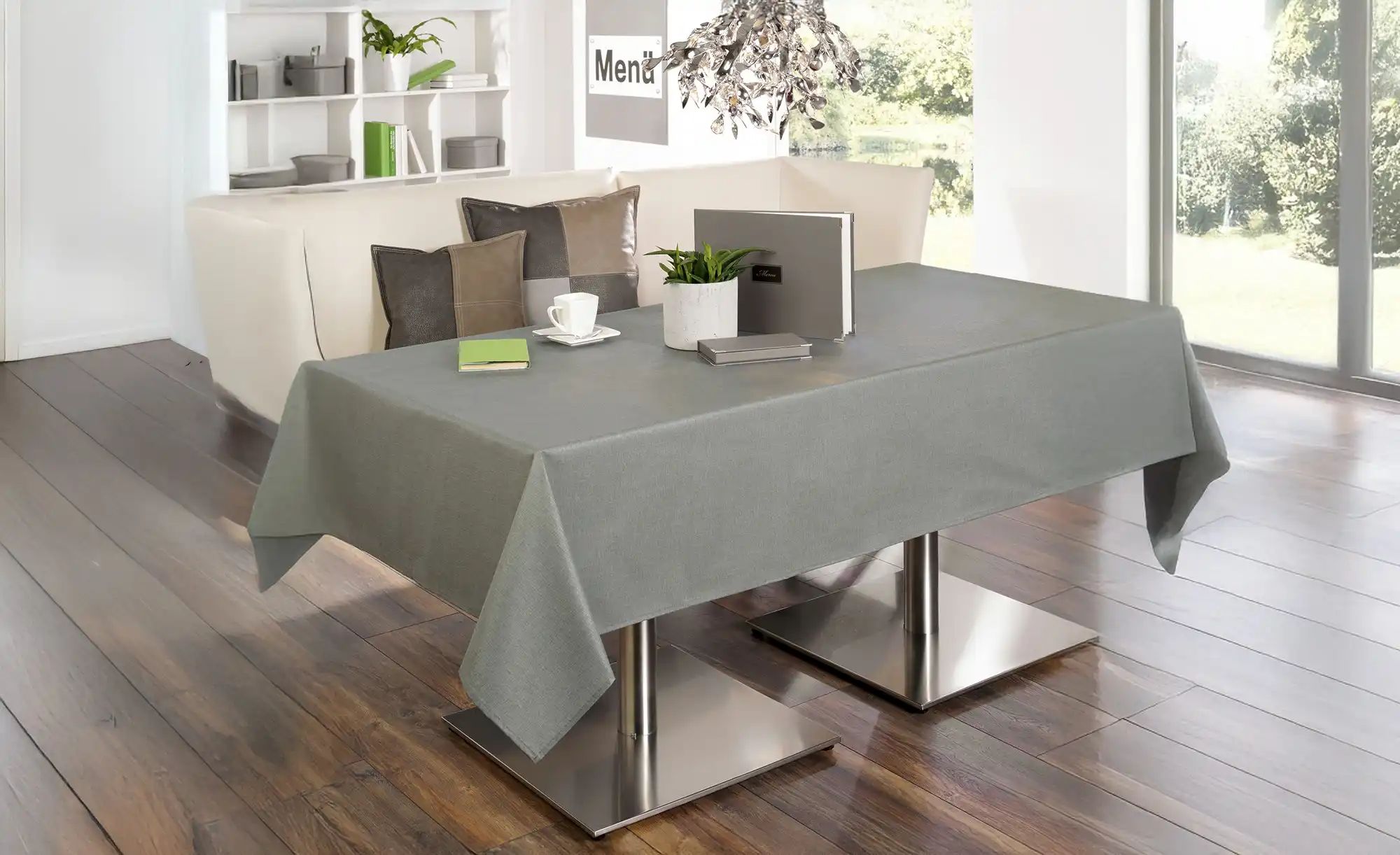 Thumbnail - PEYER SYNTEX Tischdecke  Oslo ¦ grau ¦ Baumwollmischgewebe ¦ Maße (cm): B: 130 Tischwäsche & Küchentextilien > Tischdeck...