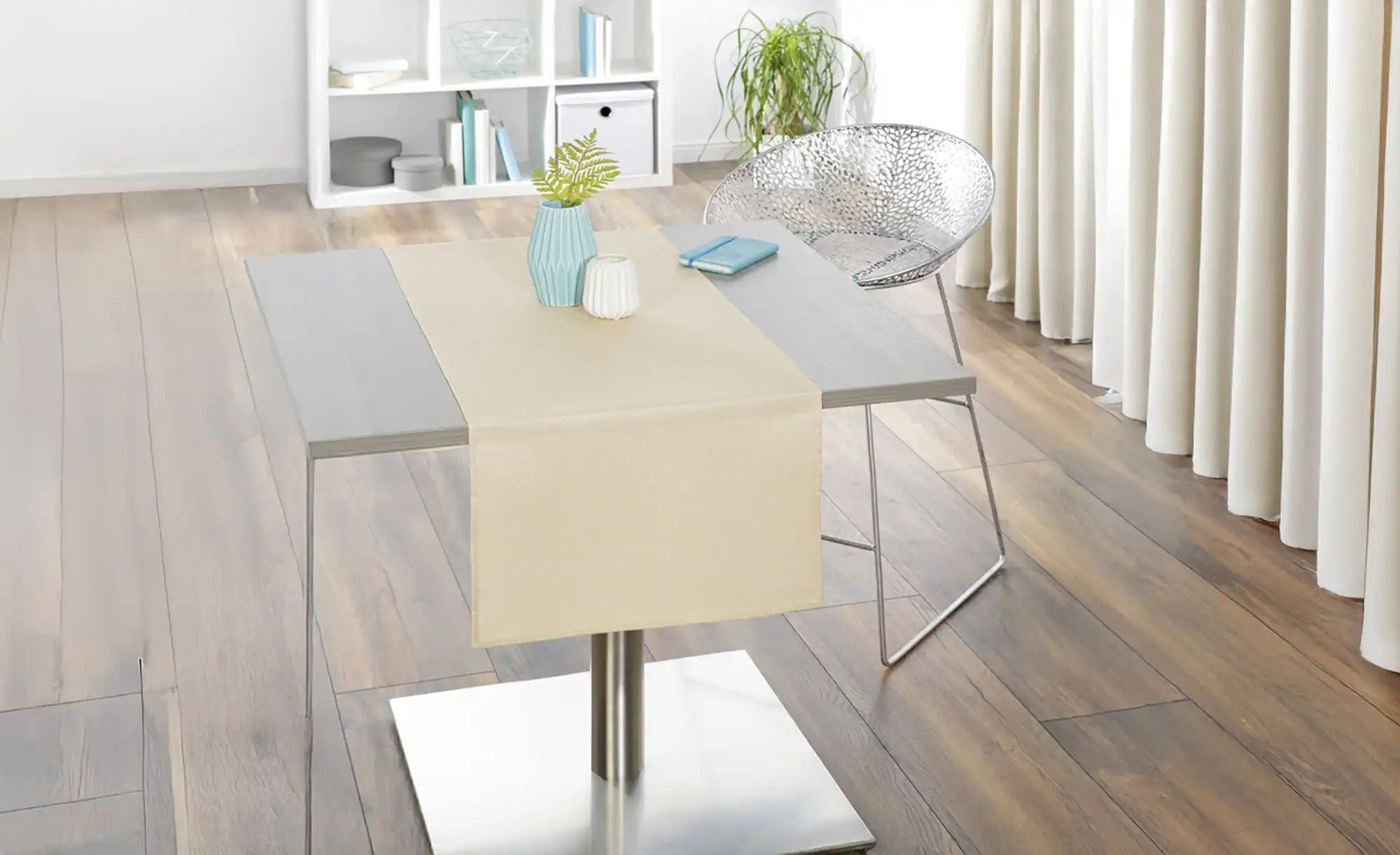 PEYER SYNTEX Tischläufer  Oslo ¦ beige ¦ Baumwollmischgewebe ¦ Maße (cm): B günstig online kaufen