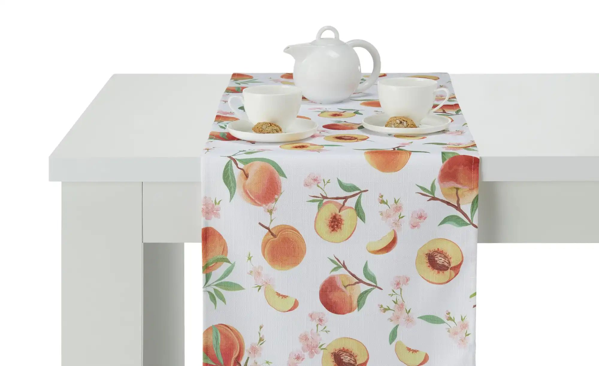 como Tischläufer  Pfirsich ¦ weiß ¦ Synthetik ¦ Maße (cm): B: 40 Tischwäsch günstig online kaufen