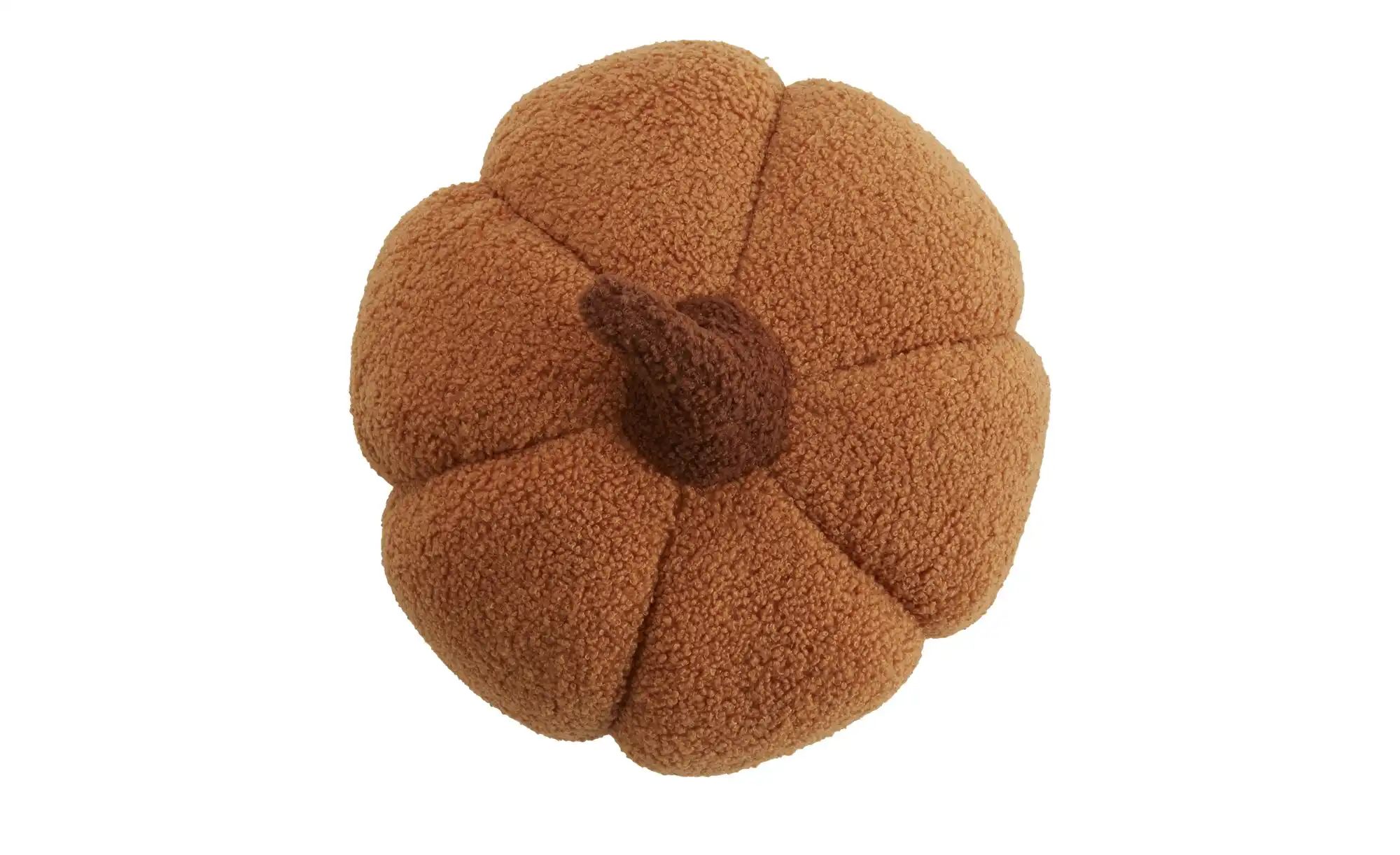 Thumbnail - Kissen Kürbis ¦ orange ¦ Maße (cm): B: 25 H: 25 Dekokissen & Decken > Kissen > Dekokissen - Höffner