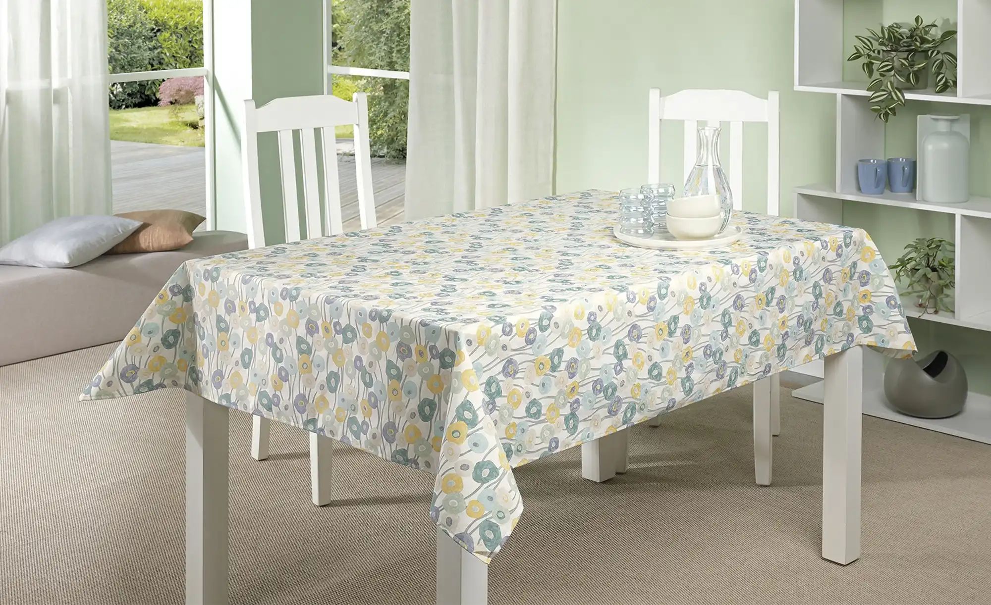 PEYER SYNTEX Tischdecke  Matera ¦ grün ¦ Baumwollmischgewebe ¦ Maße (cm): B günstig online kaufen