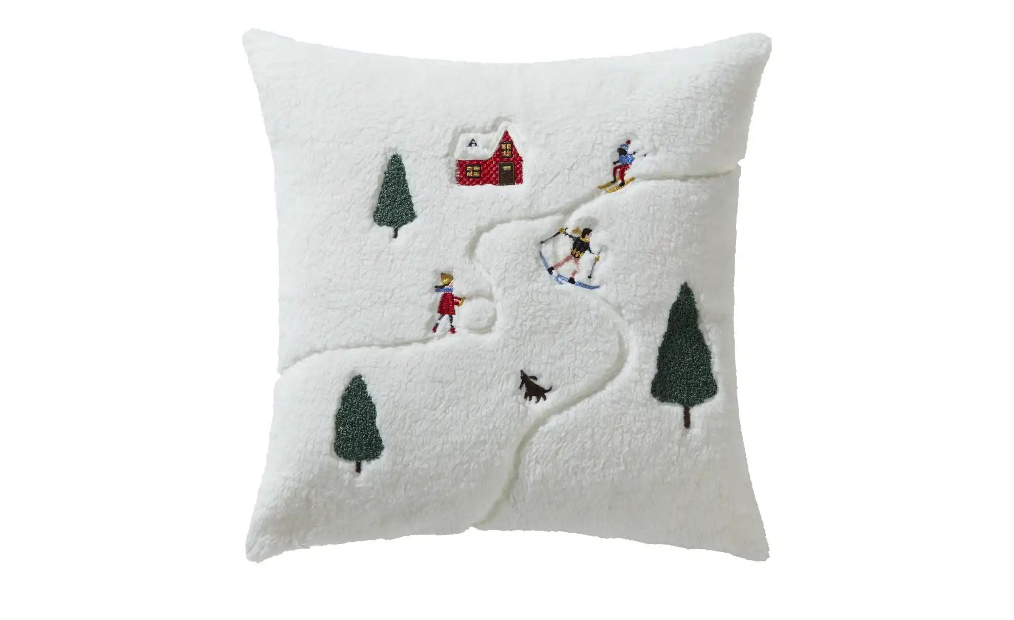 como Kissen  Skilandschaft ¦ weiß ¦ Maße (cm): B: 45 Weihnachten - Höffner günstig online kaufen