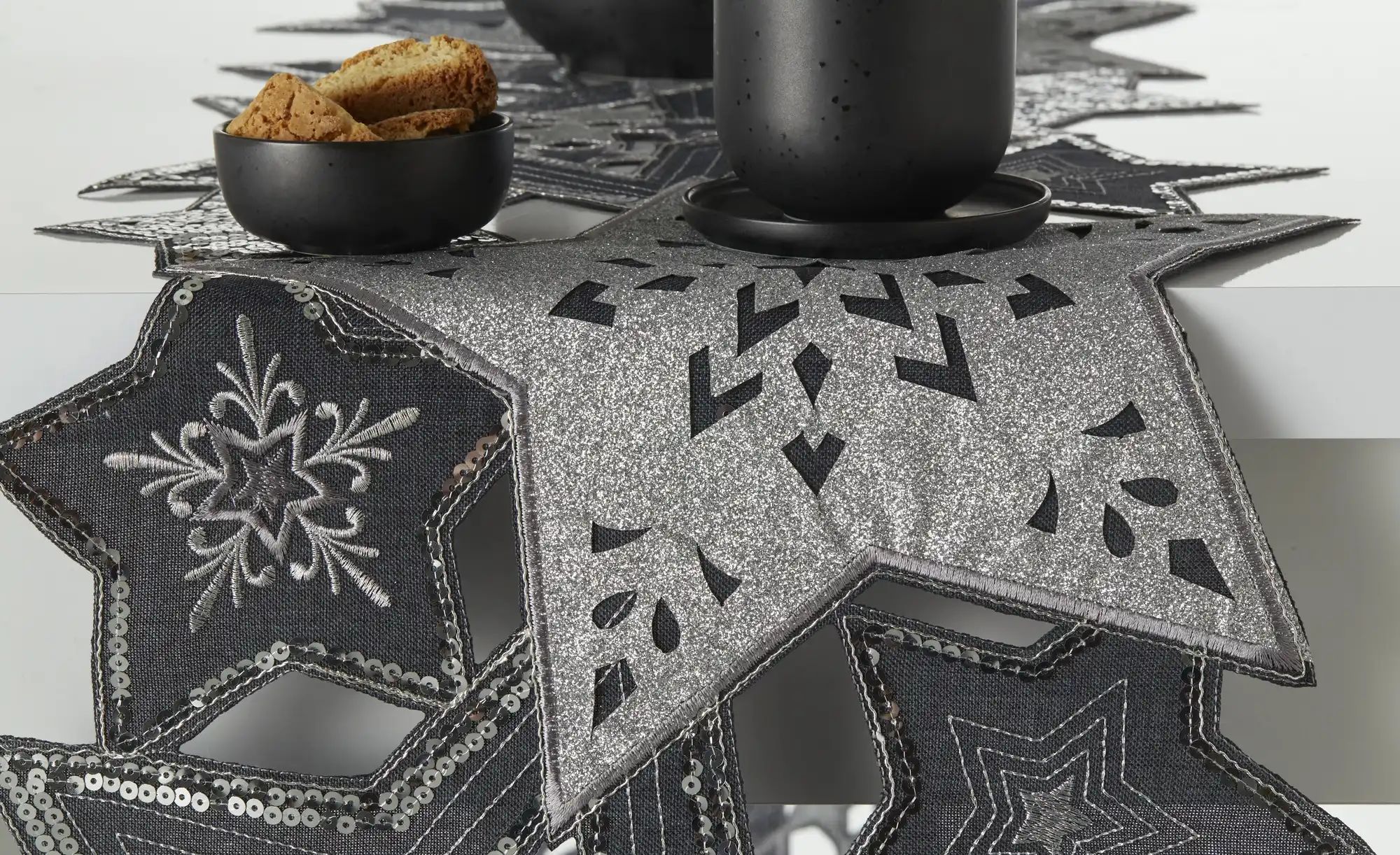 Tischläufer  Weihnachten ¦ mehrfarbig ¦ Synthetik ¦ Maße (cm): B: 35 Weihna günstig online kaufen
