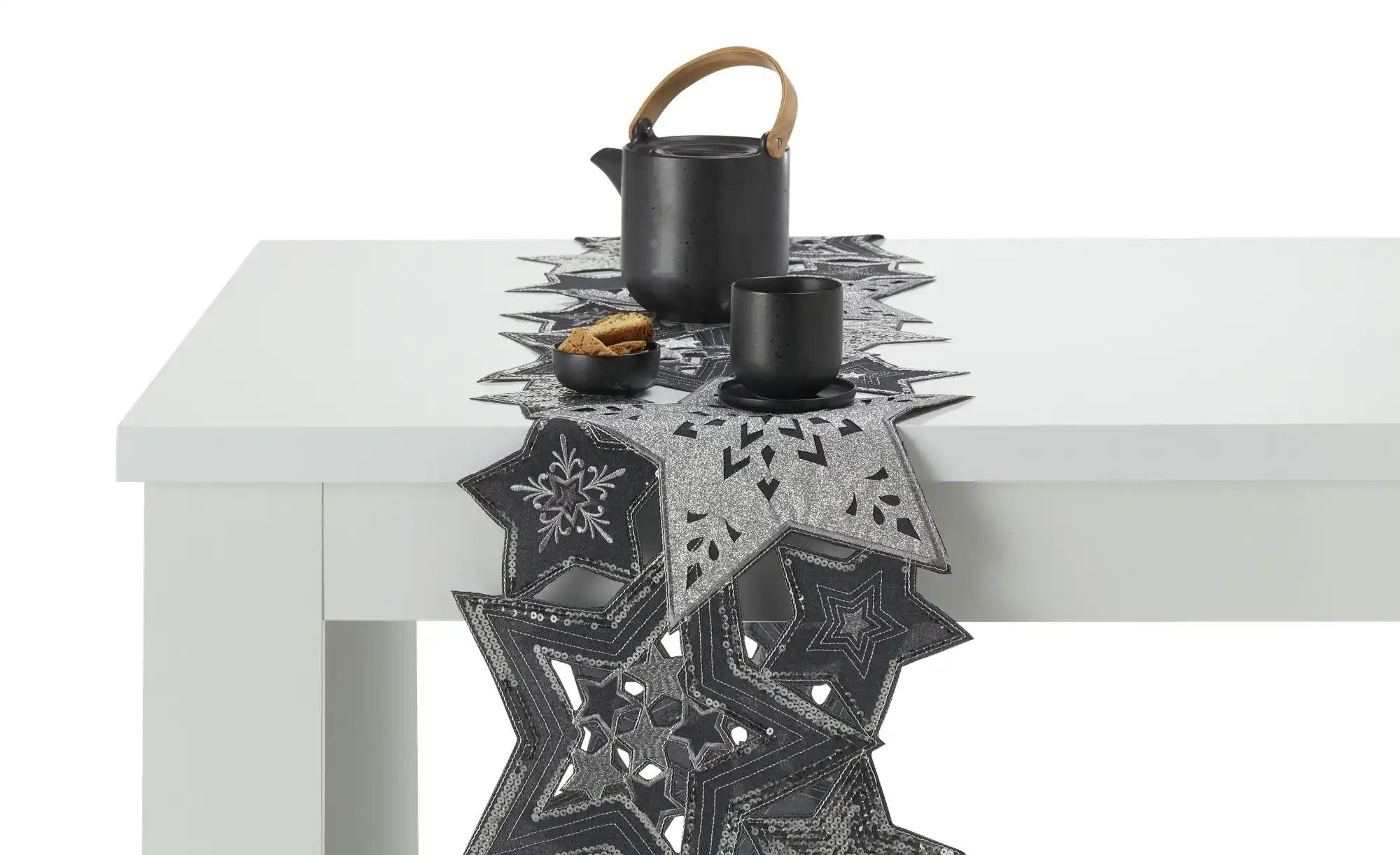 Tischläufer  Weihnachten ¦ mehrfarbig ¦ Synthetik ¦ Maße (cm): B: 35 Weihna günstig online kaufen