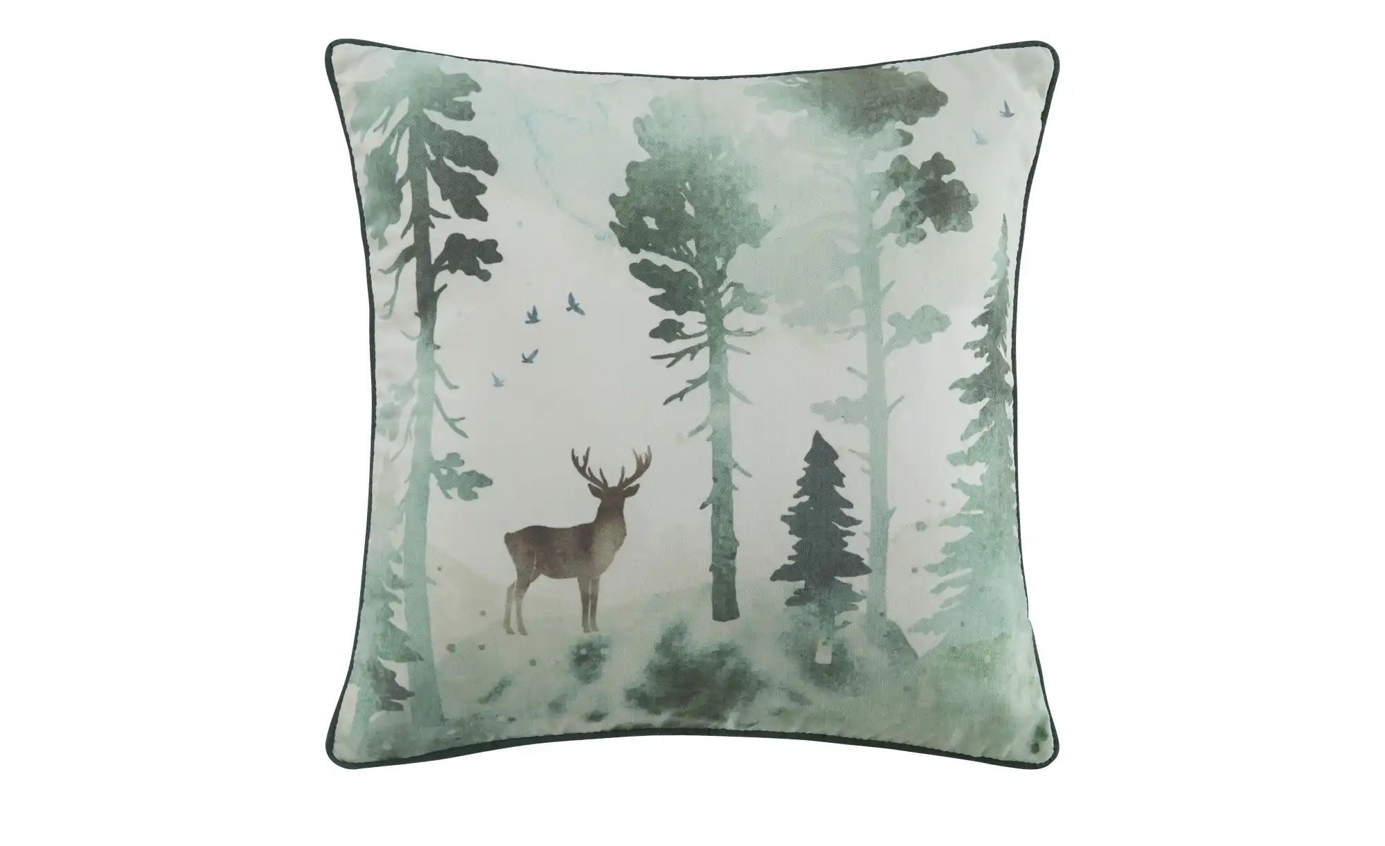 Kissen  Winterlandschaft ¦ grün ¦ Maße (cm): B: 45 Weihnachten - Höffner günstig online kaufen