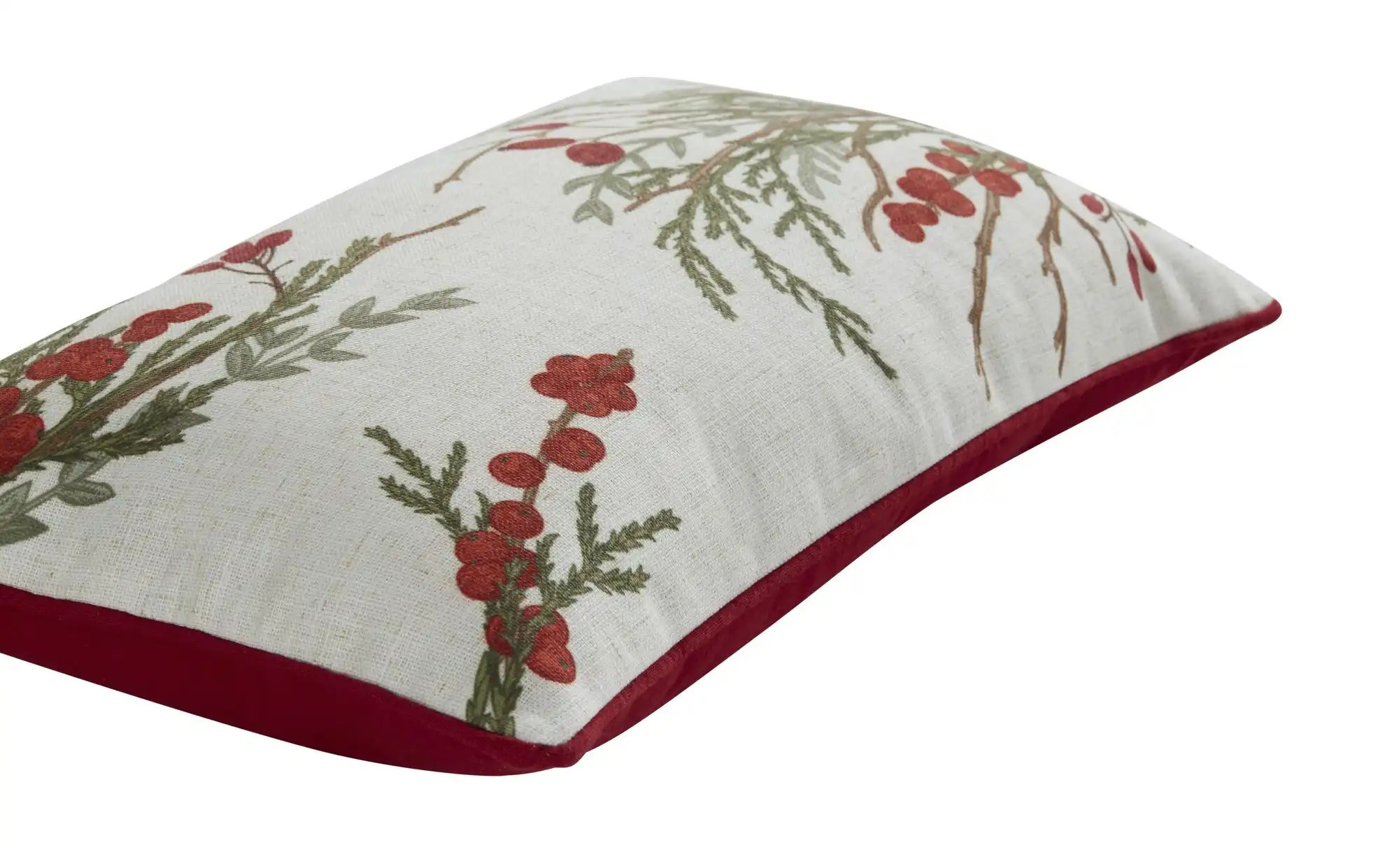 Kissen  Zweige und Beeren ¦ rot ¦ Maße (cm): B: 30 Weihnachten - Höffner günstig online kaufen