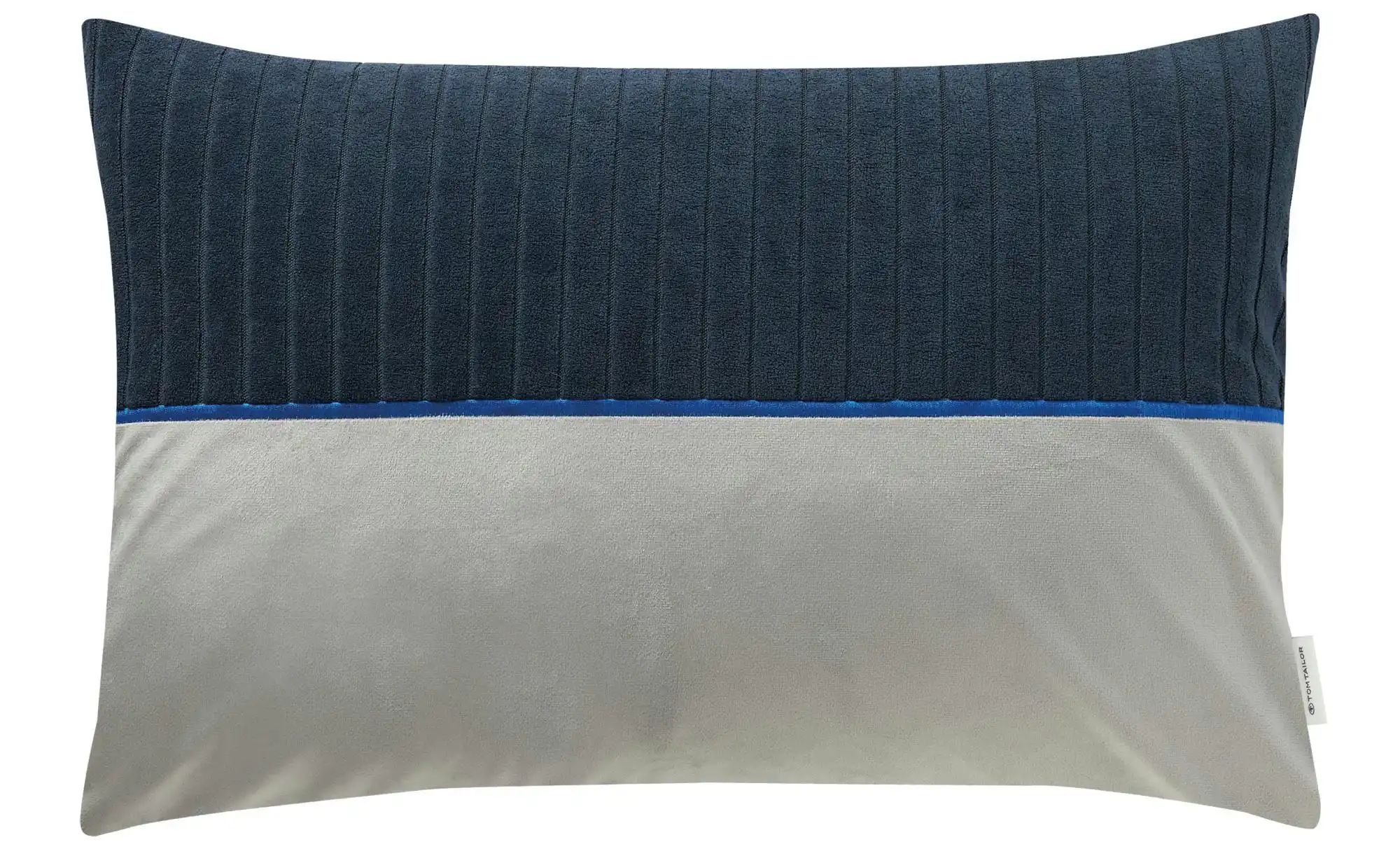 Tom Tailor Kissenhülle   ¦ blau ¦ Maße (cm): B: 58 H: 0,5 Dekokissen & Deck günstig online kaufen