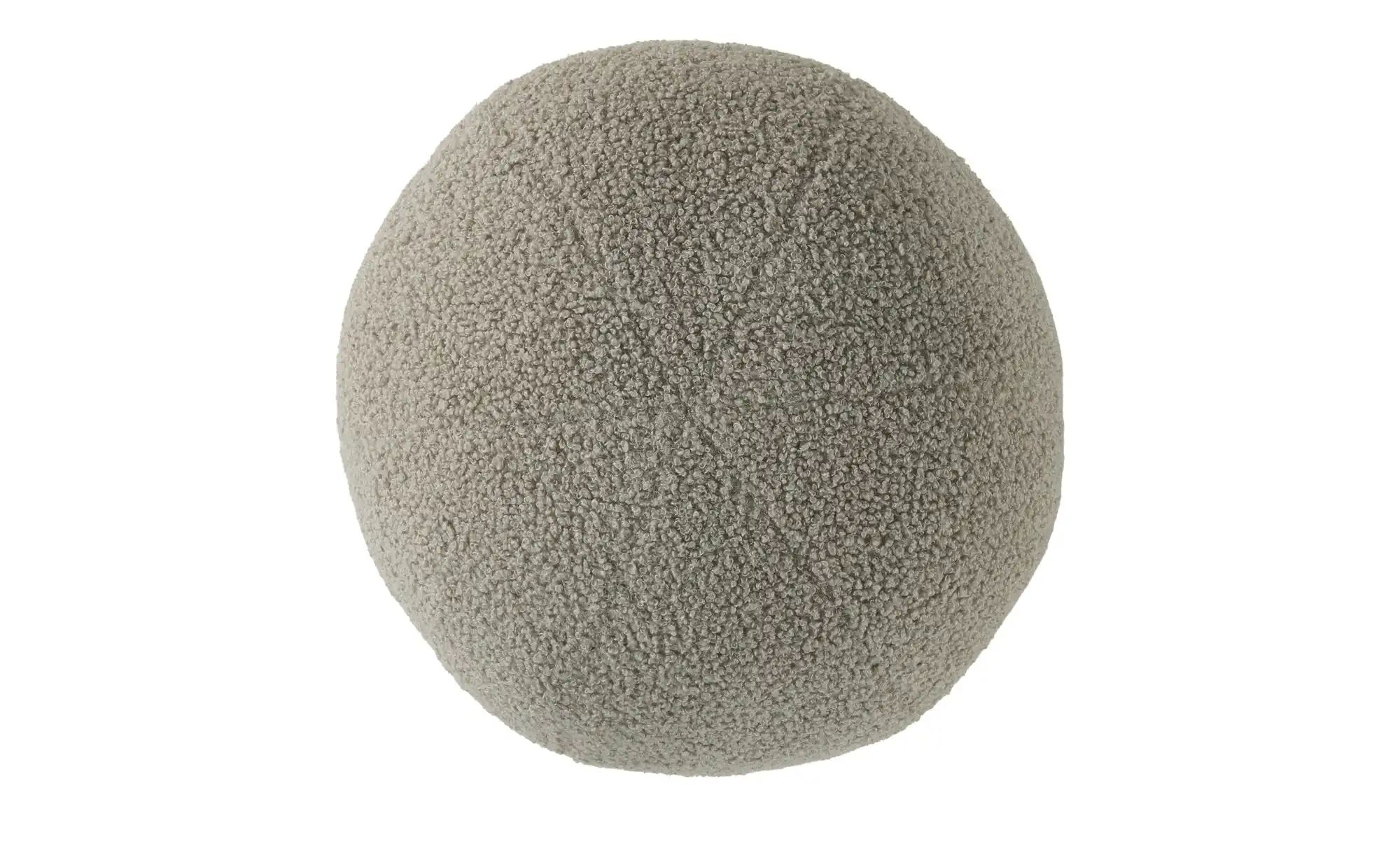 Jette Home Kissen  Teddyball ¦ grau Ø: 30 Dekokissen & Decken > Kissen > De günstig online kaufen