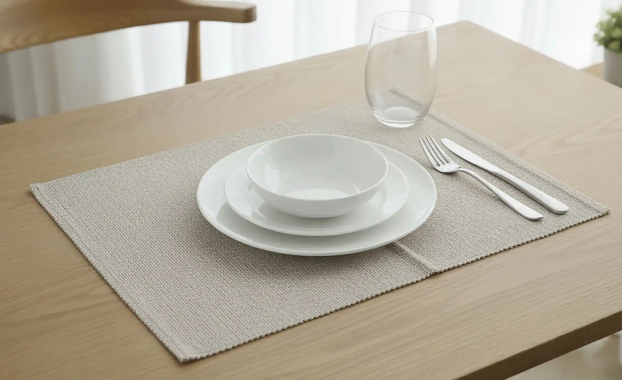 Thumbnail - Como Green Platzset Bella ¦ beige ¦ Maße (cm): B: 33 Tischwäsche & Küchentextilien > Platzsets - Höffner