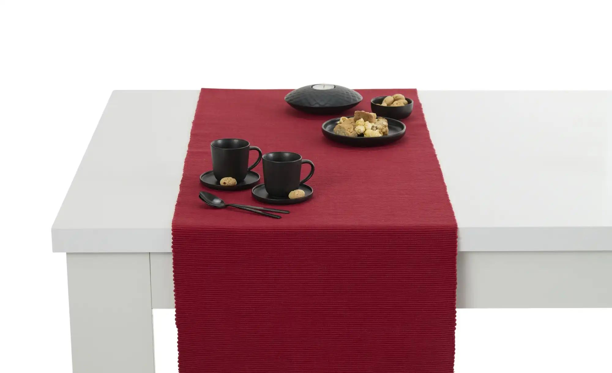 Como Green Tischläufer  Bella ¦ rot ¦ 100% Baumwolle ¦ Maße (cm): B: 40 Tis günstig online kaufen