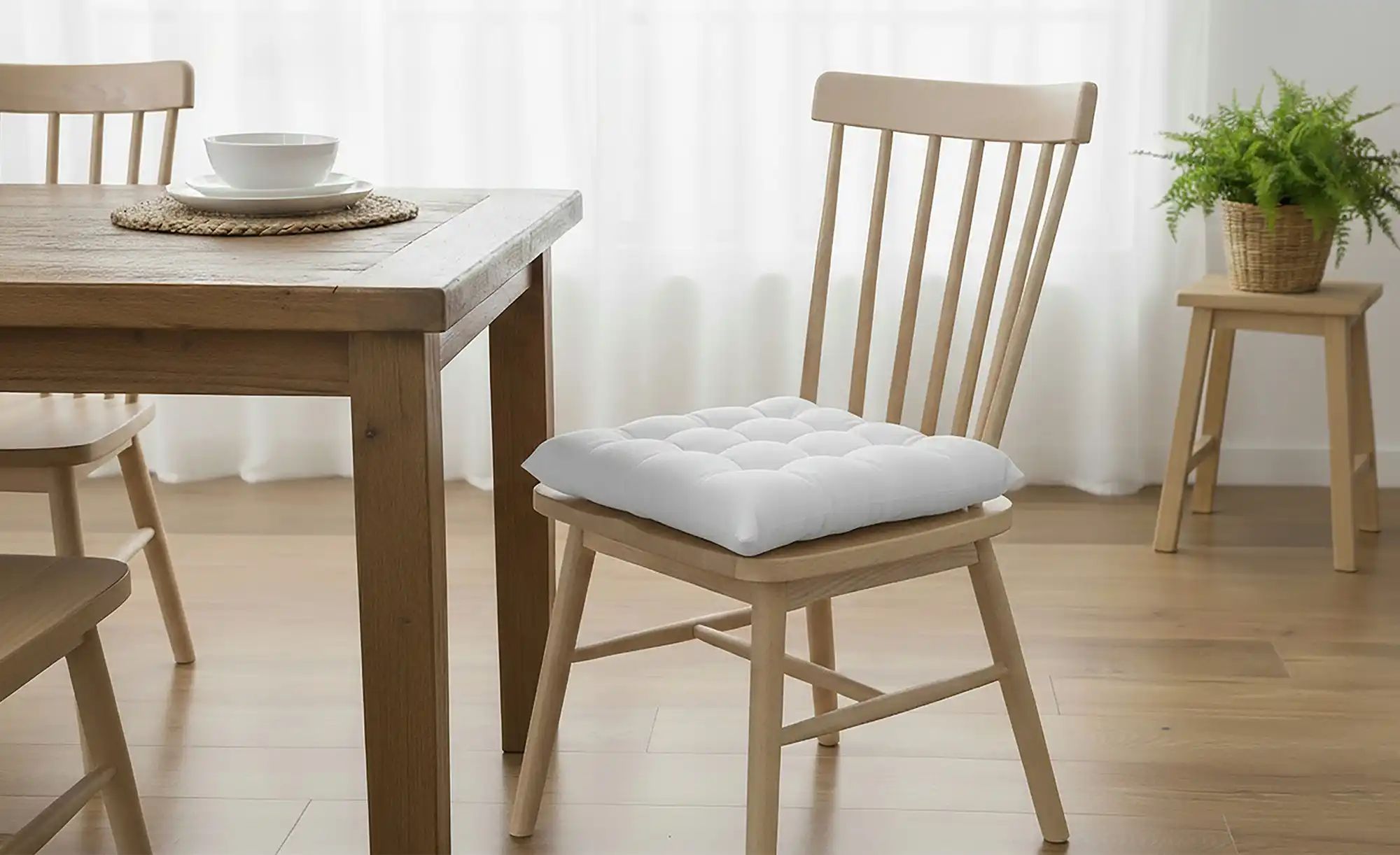 Como Green Stuhlkissen  Bella ¦ weiß ¦ Maße (cm): B: 40 H: 6 Dekokissen & D günstig online kaufen