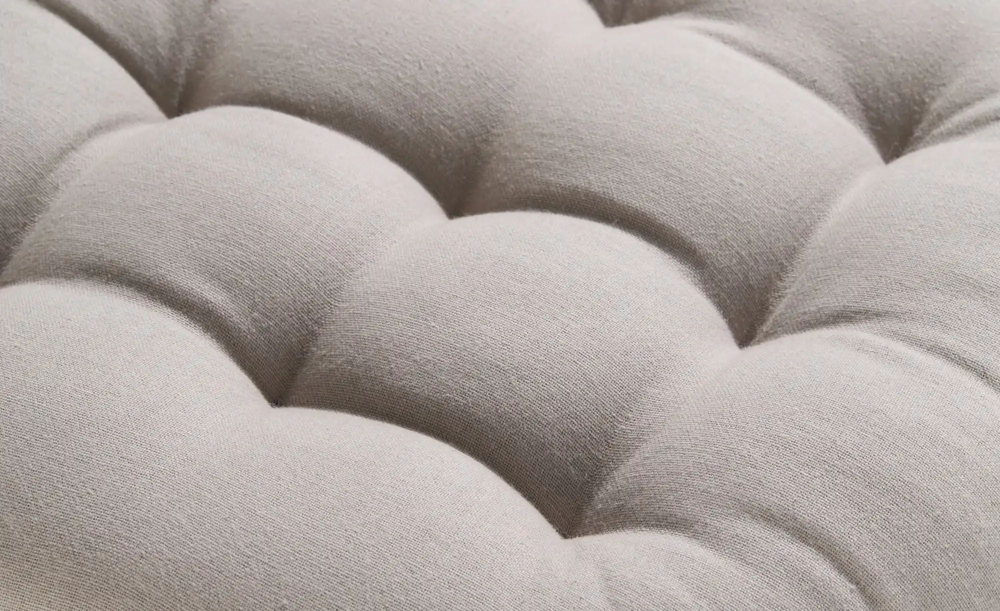 Como Green Stuhlkissen  Bella ¦ beige ¦ Maße (cm): H: 3  Ø: 40 Dekokissen & günstig online kaufen