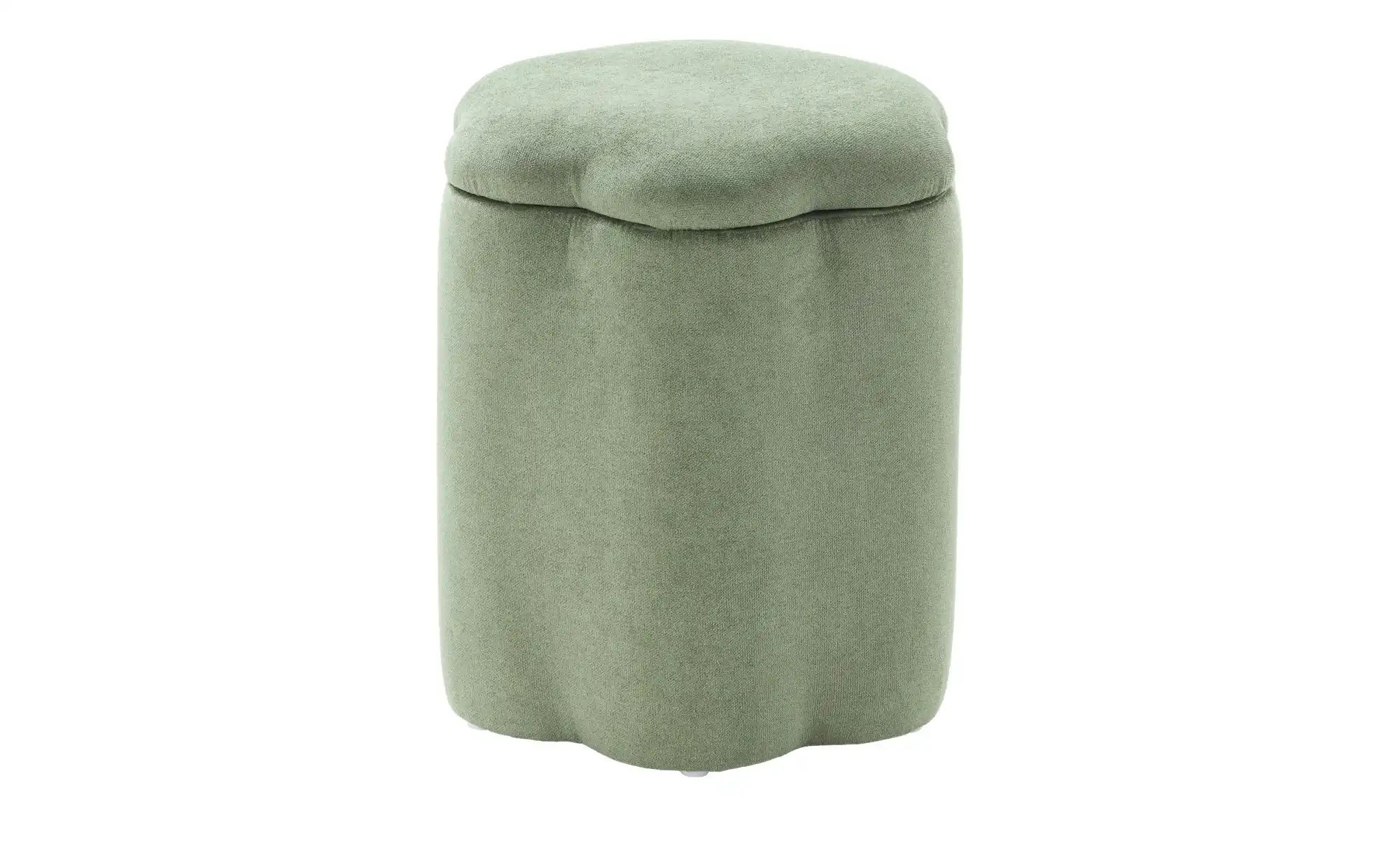 como Hocker  Blume ¦ grün ¦ Maße (cm): B: 37,5 H: 41 T: 46.0 Polstermöbel > günstig online kaufen